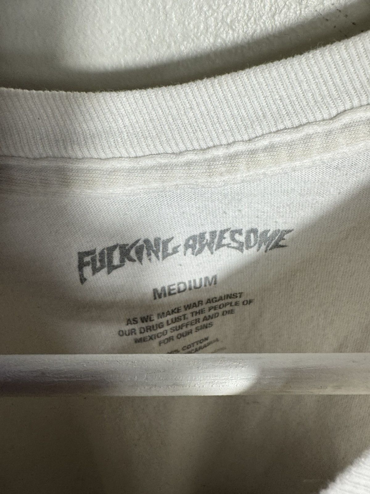 Fucking Awesome FA white safari tee Size US M / EU 48-50 / 2 - 3 Thumbnail