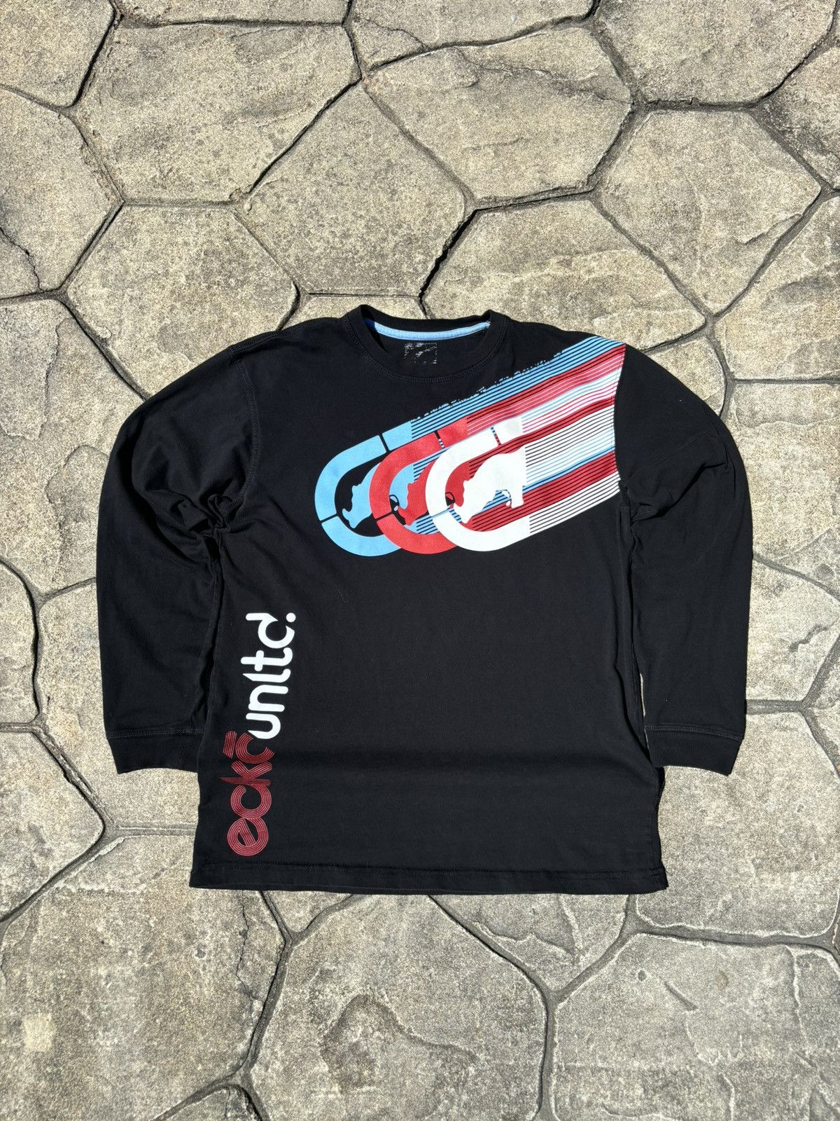 Ecko Unltd. × Vintage Y2K Ecko Unltd. Grunge Graphic Long Sleeve Size US L / EU 52-54 / 3 - 1 Thumbnail