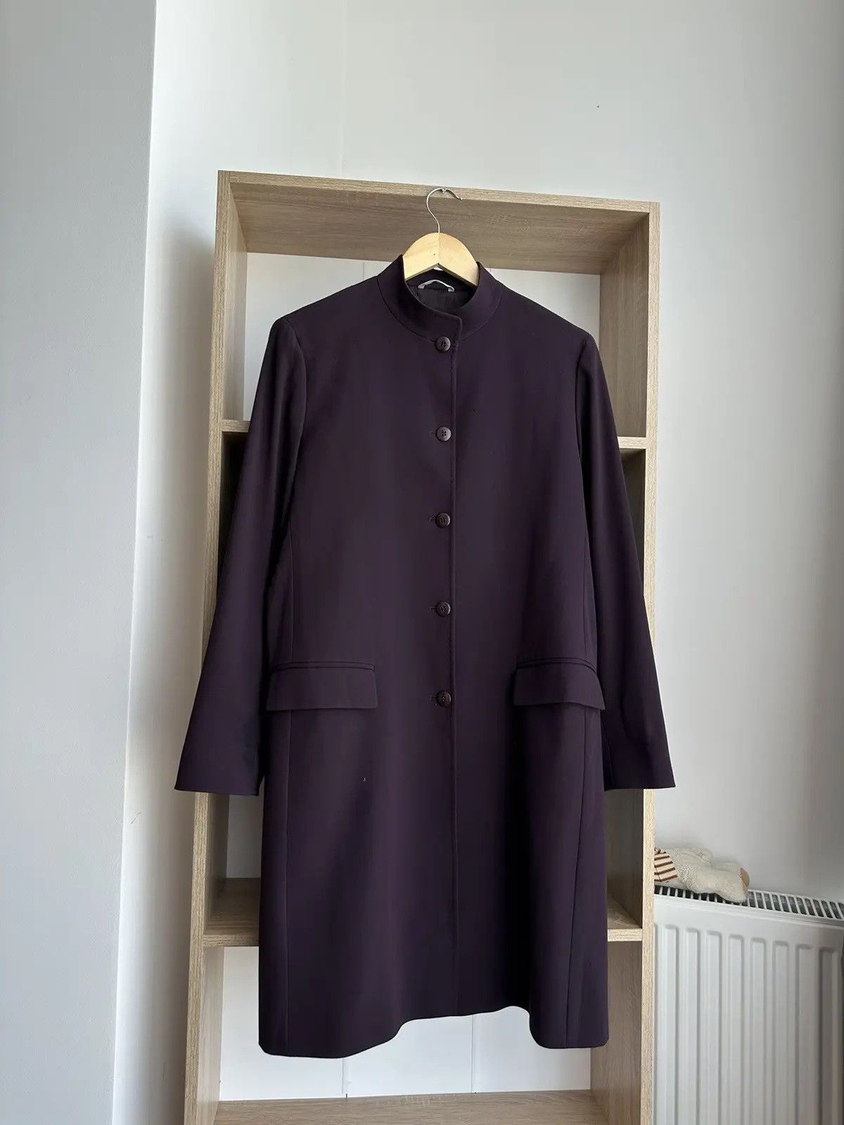 Max Mara × Vintage Vintage Max Mara Coat Violet Light Size 42 Size M / US 6-8 / IT 42-44 - 6 Thumbnail