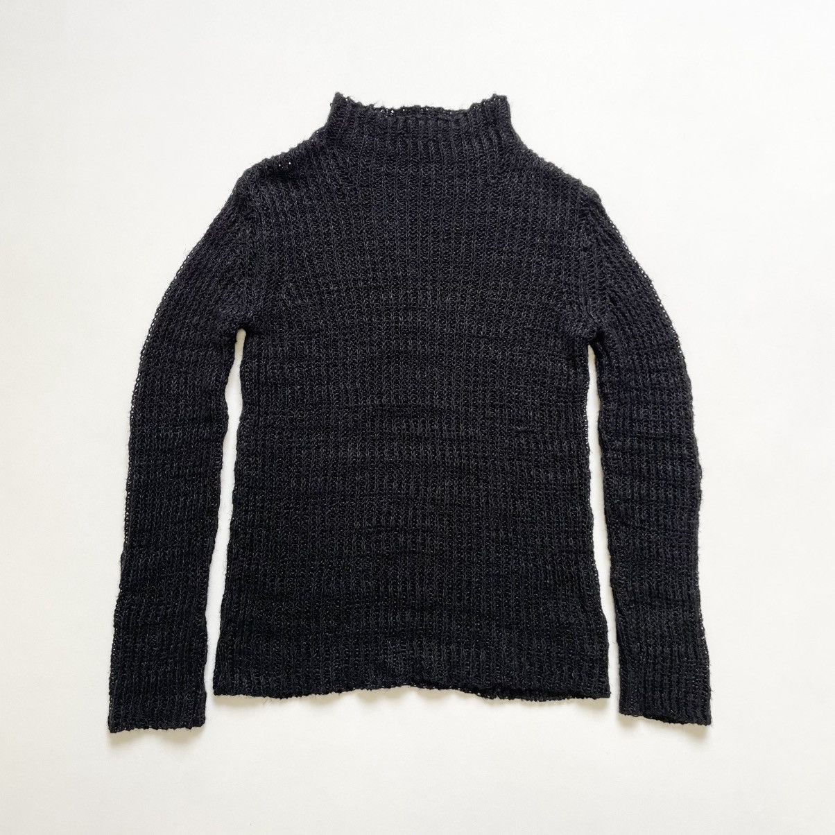 Dries Van Noten ‘Milla’ Black Cobweb Weave Sweater Size US M / EU 48-50 / 2 - 16 Thumbnail