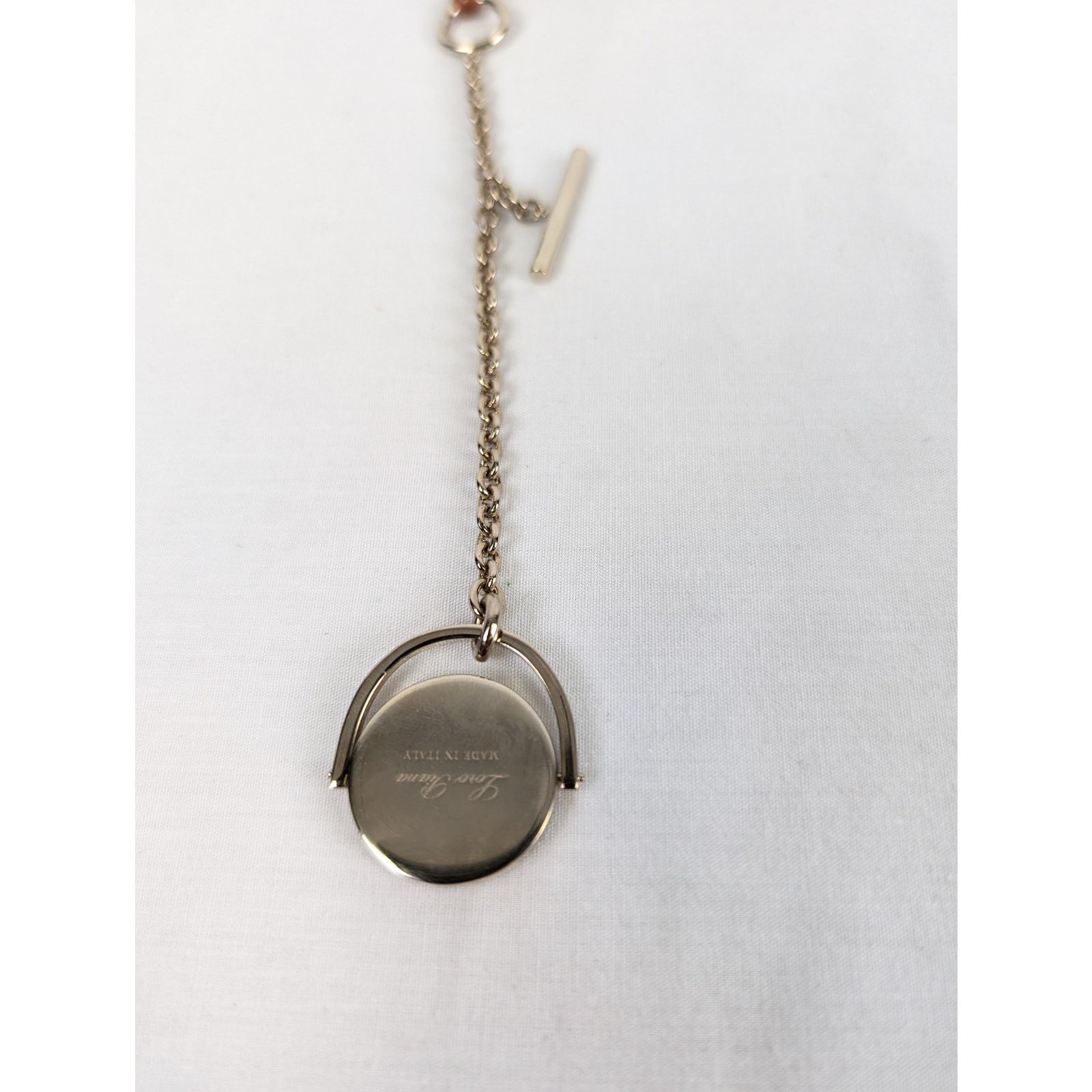 Loro Piana o1rshd1 Size: OS / Pocket Watch Chain Locket Round Metallic Size ONE SIZE - 2 Thumbnail