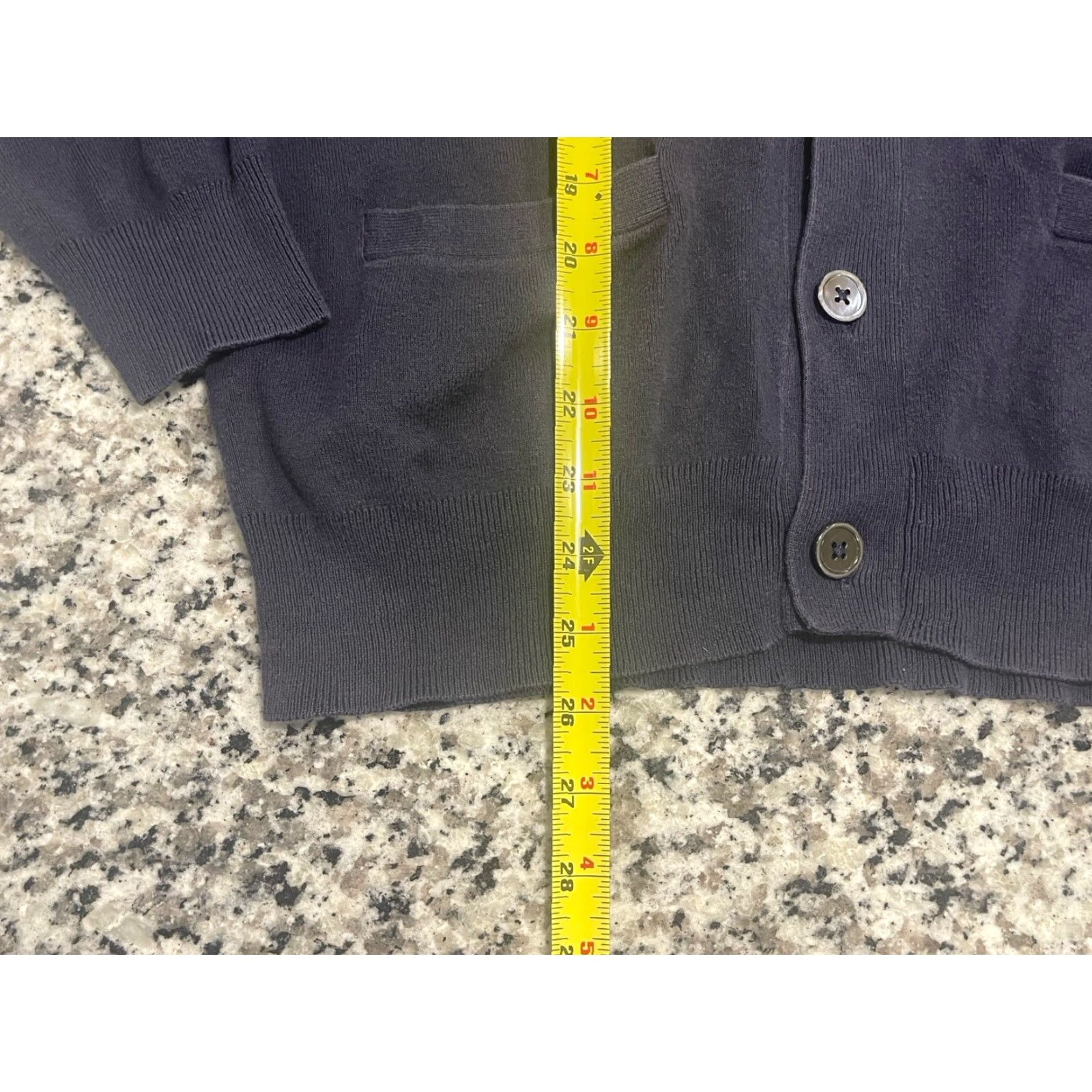 Polo Ralph Lauren VINTAGE Polo Ralph Lauren Sweater Cardigan M Men Blue Cotton Pima Cardigan V-Neck Pony Logo Size US M / EU 48-50 / 2 - 2 Thumbnail