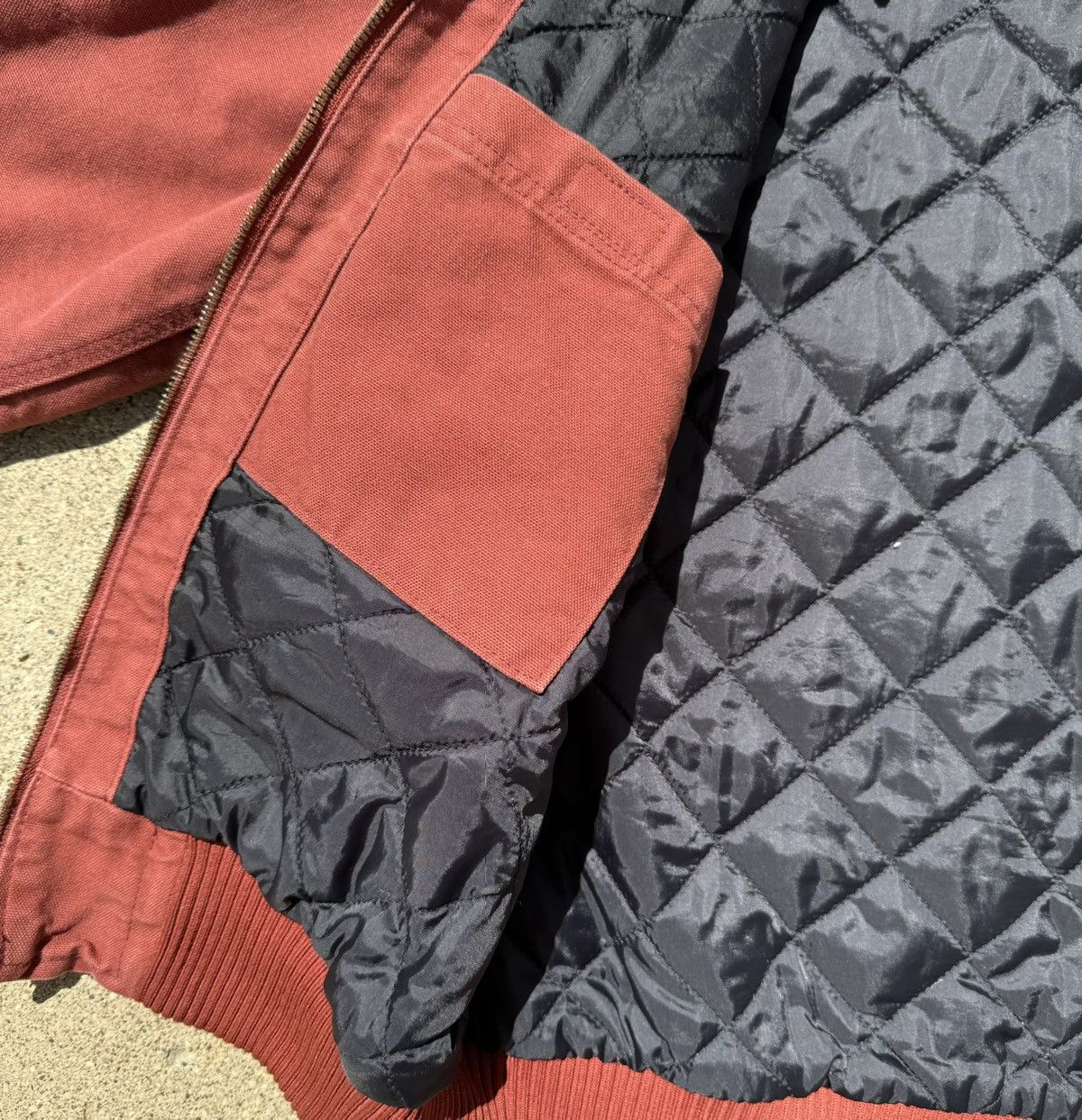 Carhartt Vintage Carhartt Red Hooded Jacket Size US L / EU 52-54 / 3 - 5 Thumbnail
