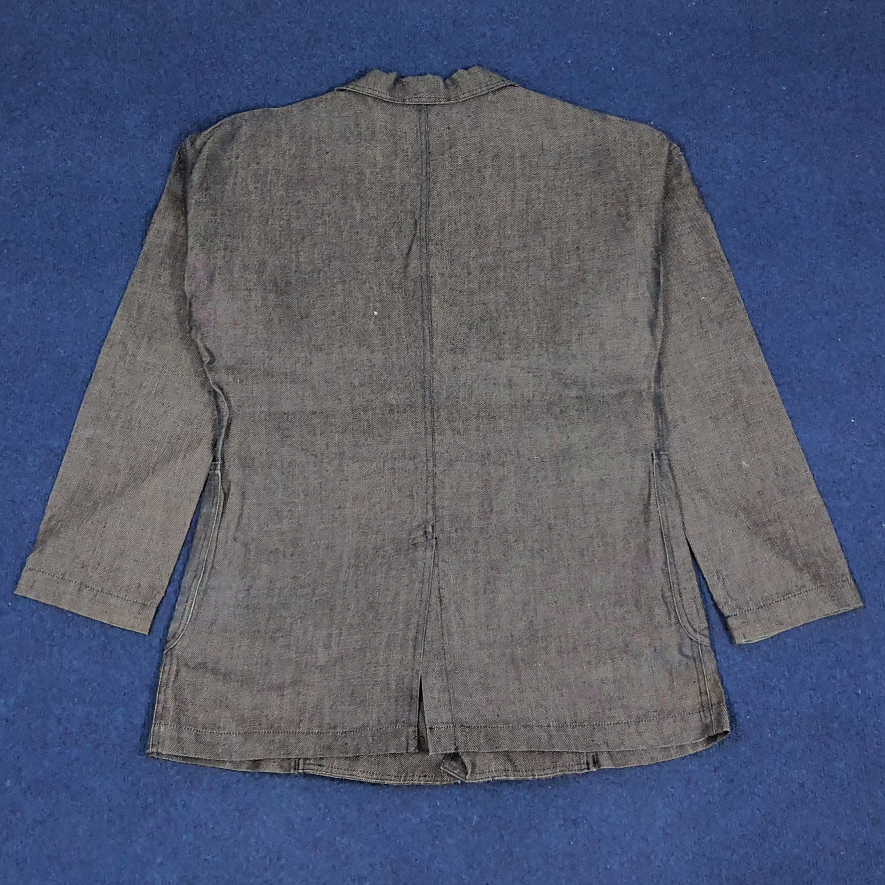 Issey Miyake × Japanese Brand × Vintage Vintage Plantation by Issey Miyake Japan Design Denim Blazer Size US S / EU 44-46 / 1 - 3 Thumbnail