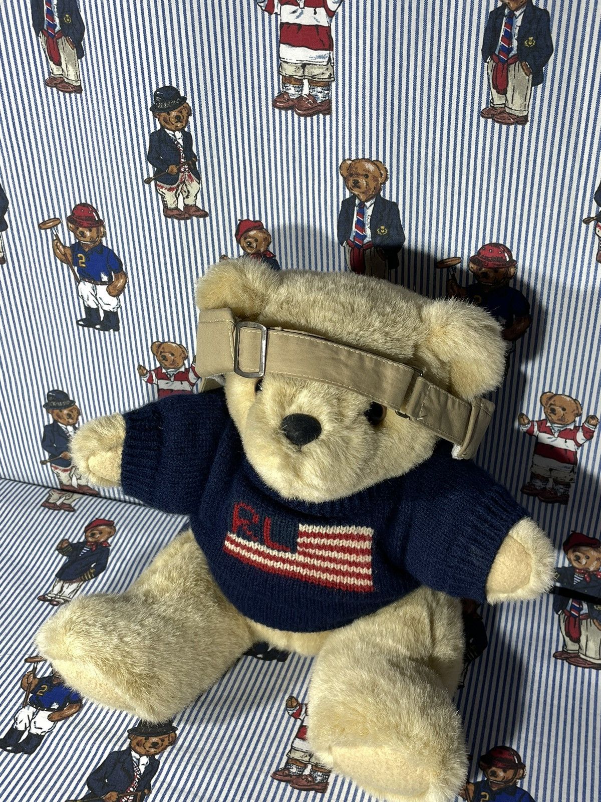 Polo Ralph Lauren × RRL Ralph Lauren × Ralph Lauren Visor Polo Sport OG Vintage Size ONE SIZE - 7 Thumbnail