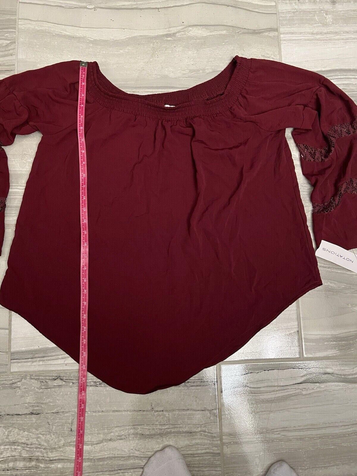 Industry of All Nations notations womens blouses large Size L / US 10 / IT 46 - 6 Thumbnail