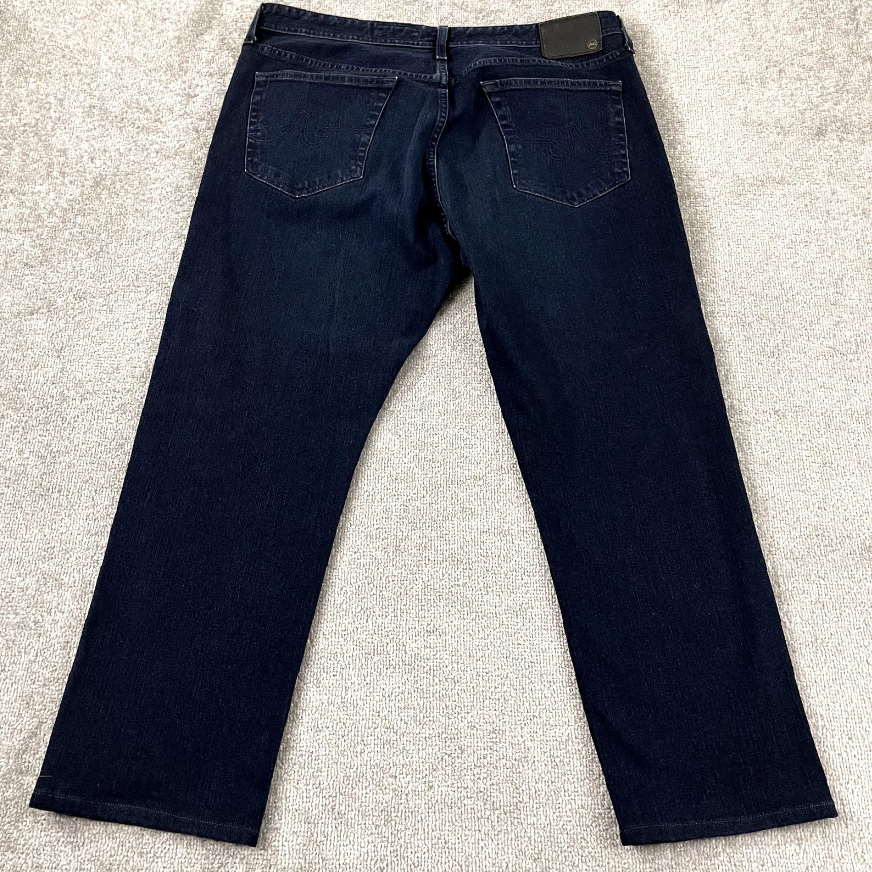 Denime VINTAGE AG ADRIANO GOLDSCHMIED Jeans Mens 38 x 28 GRADUATE Tailored Led Dark Blue Denim Size US 38 / EU 54 - 6 Thumbnail