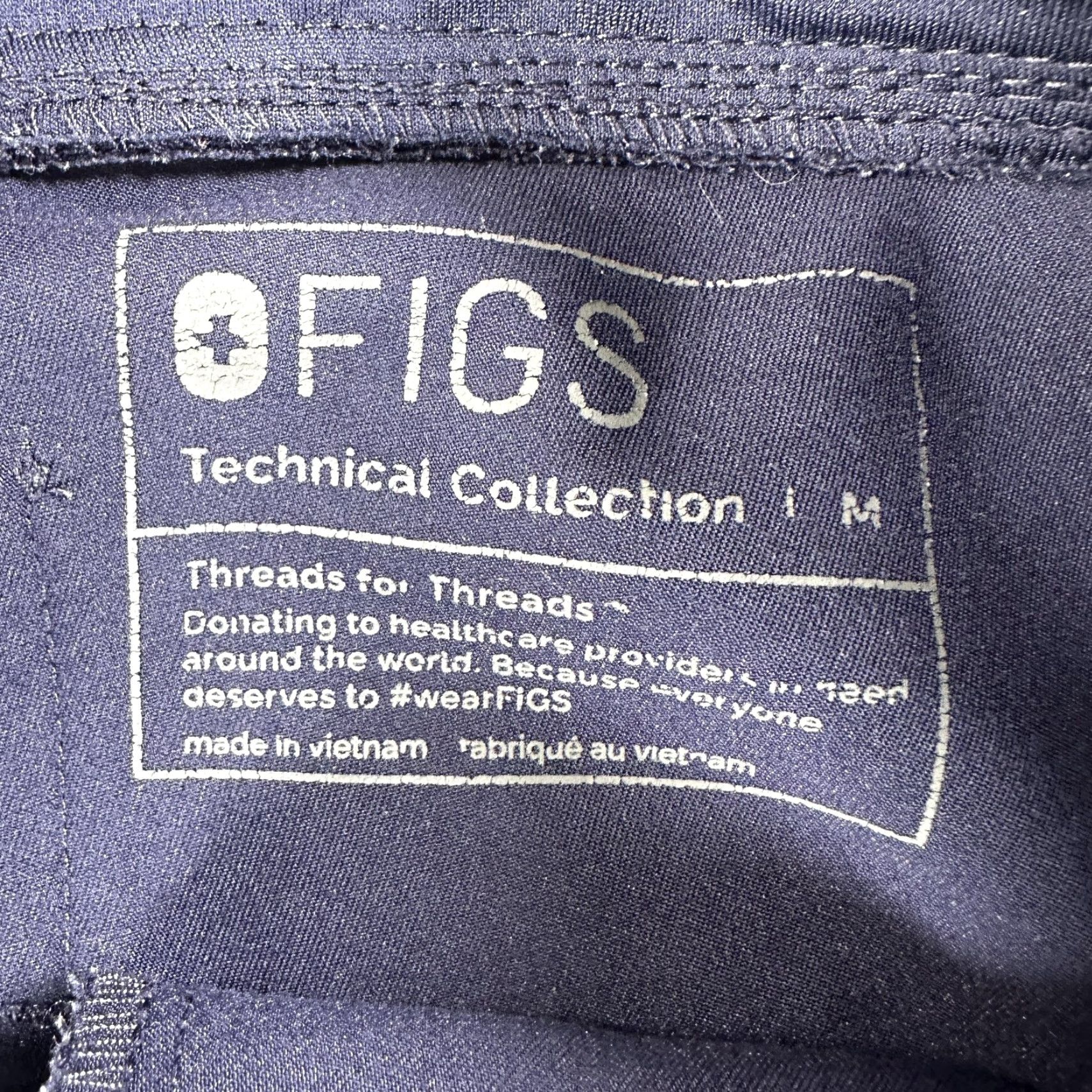 Vintage FIGS Jogger Scrub Pants Mens Medium Blue Technical Collection Cuffed W18SW2005 Size US 31 - 6 Thumbnail