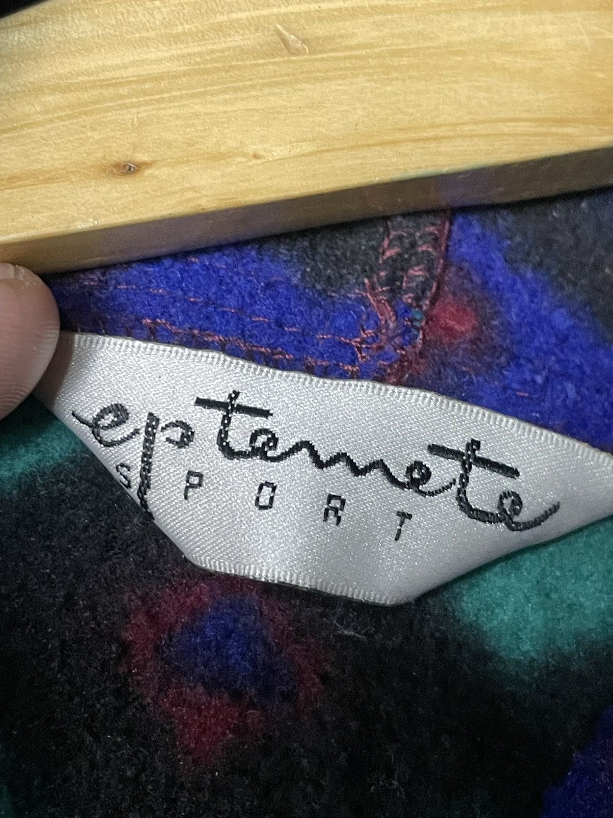 Japanese Brand × Vintage Eptemete Sports Pop Art Hooded Fleece Jacket (82) Size US S / EU 44-46 / 1 - 8 Thumbnail