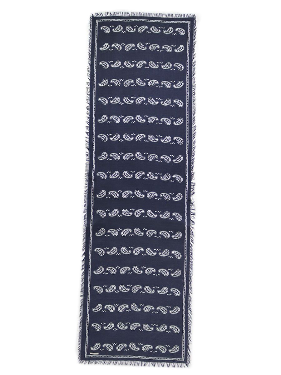 Kapital Kapital Rayon Fringe Scarf Peco Paisley Size ONE SIZE - 3 Thumbnail