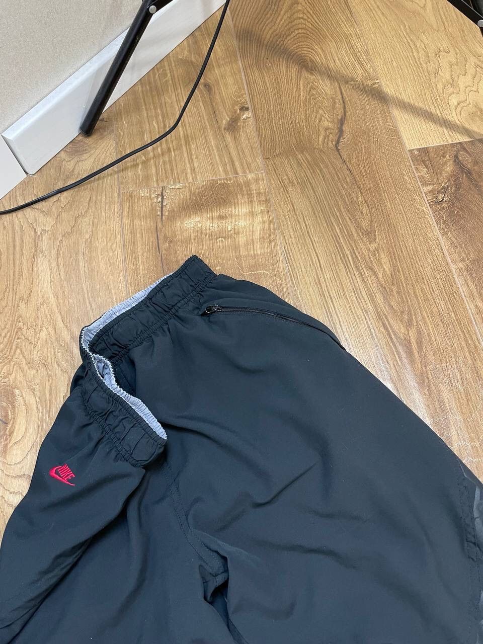 Nike × Vintage Vintage Nike Y2K Style 90’s Black Nylon Drill Pants Joggers Size US 32 / EU 48 - 6 Thumbnail