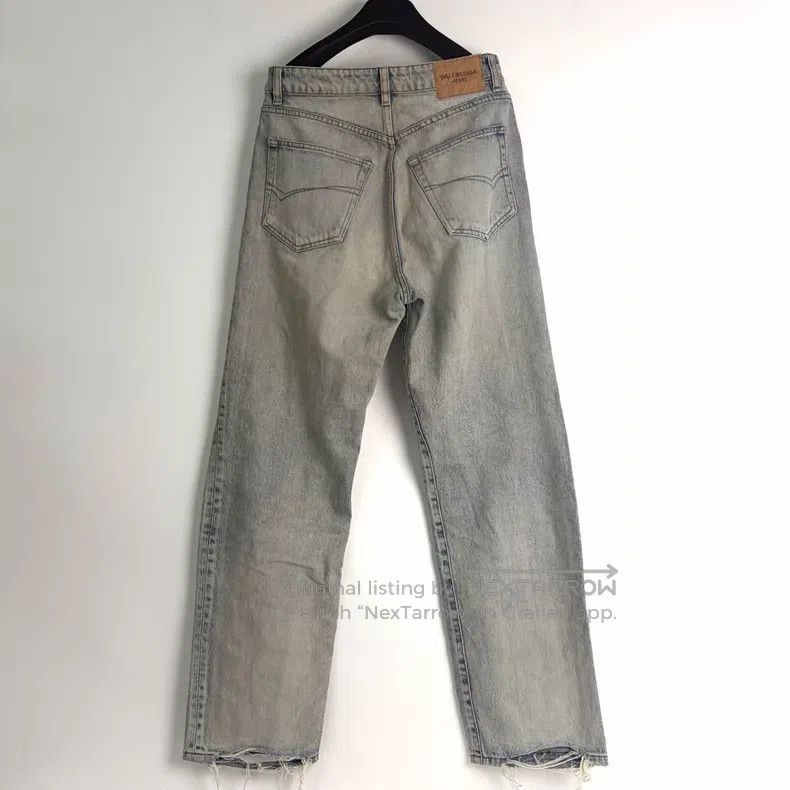 Balenciaga Balenciaga Straight Fit Denim Pants Size US 29 - 2 Thumbnail