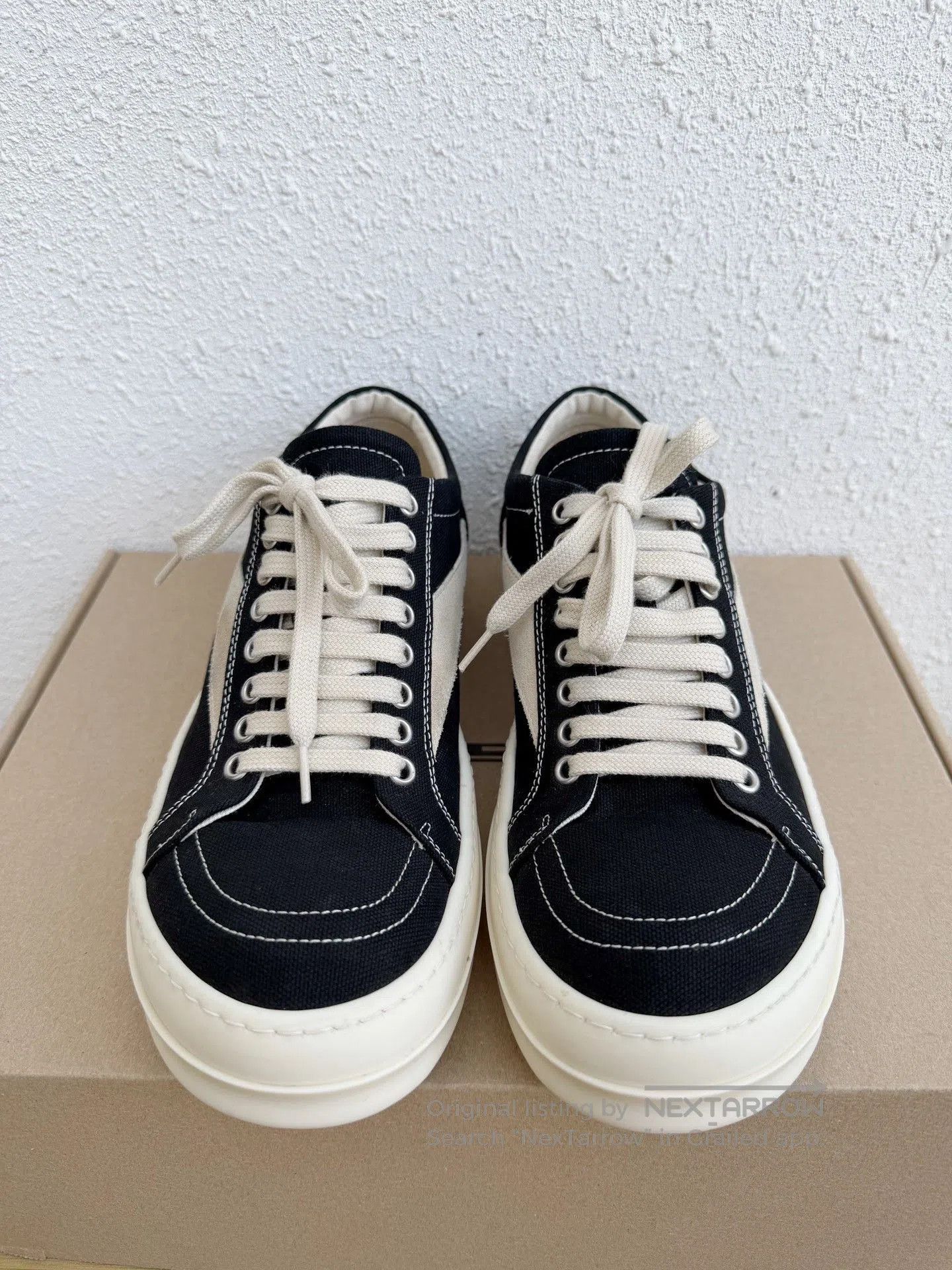 Rick Owens Drkshdw Rick Owens DRKSHDW Canvas Shoes. Size US 7 / EU 40 - 2 Thumbnail