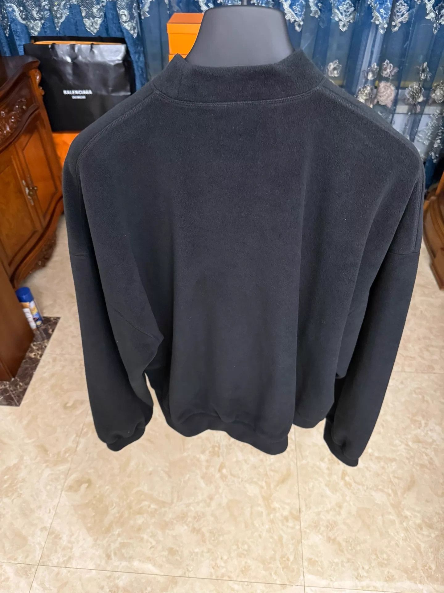 Balenciaga Balenciaga Fleece Sweatshirt xs 50 Embroidered Logo Size US XS / EU 42 / 0 - 2 Thumbnail