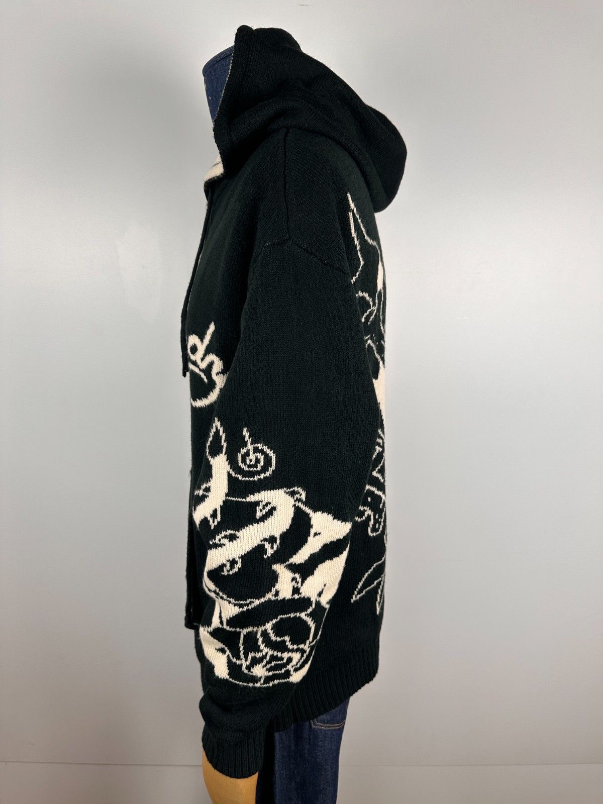Ed Hardy Ed Hardy Knitted Love Kills Zip Through Hoodie Mens Size M Size US M / EU 48-50 / 2 - 4 Thumbnail
