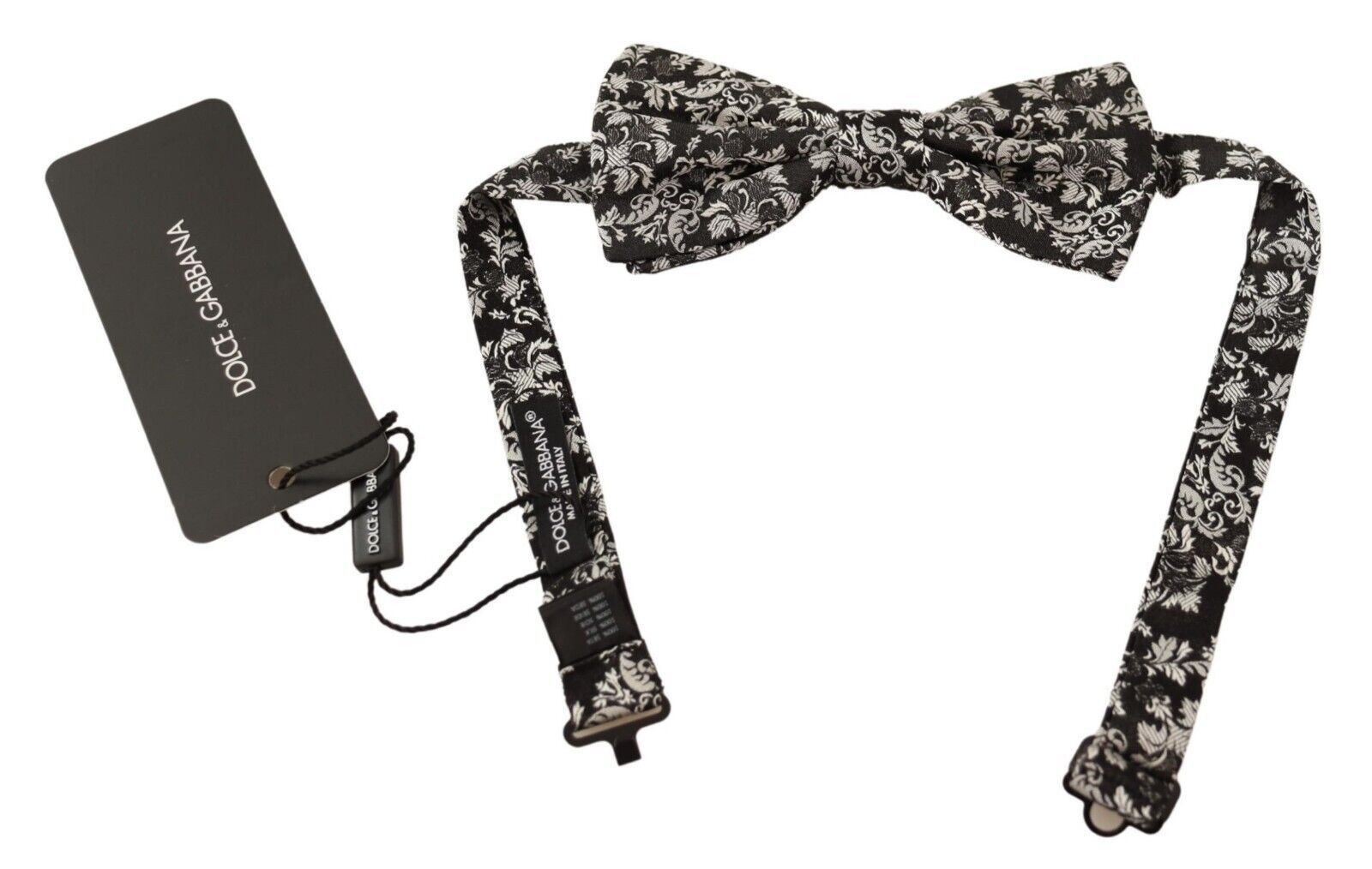 Dolce & Gabbana Floral Silk Bow Tie Men's Luxe Size ONE SIZE - 1 Thumbnail