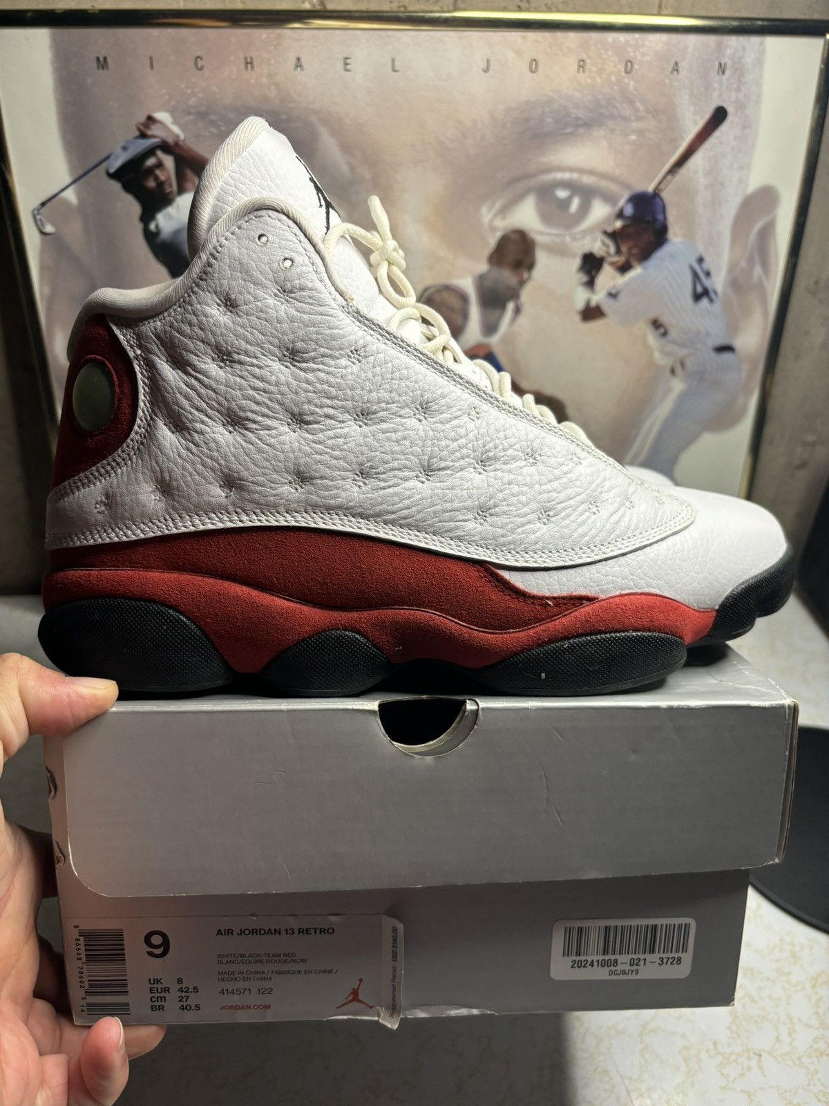Jordan Brand Air Jordan 13 Retro 2017 Bred 2017 Size US 9 / EU 42 - 1 Thumbnail