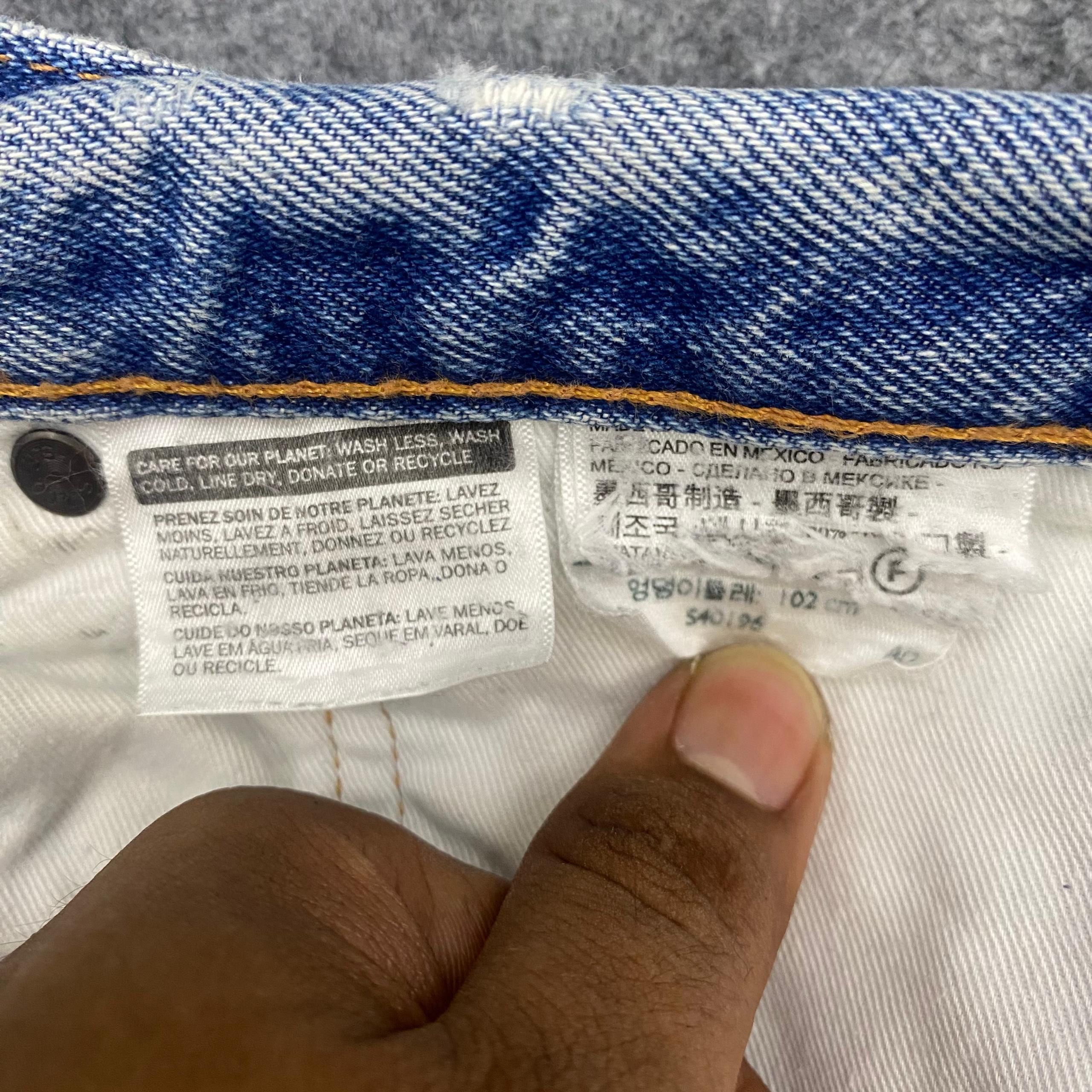 Levi's 💥Best Offer💥Vintage Levis 505 Distressed Denim Size US 36 / EU 52 - 14 Thumbnail