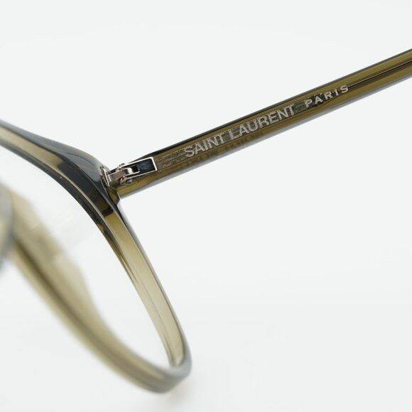 Saint Laurent Paris Saint Laurent SL39 006 Round Eyeglasses Green 54mm Frame Size ONE SIZE - 9 Thumbnail
