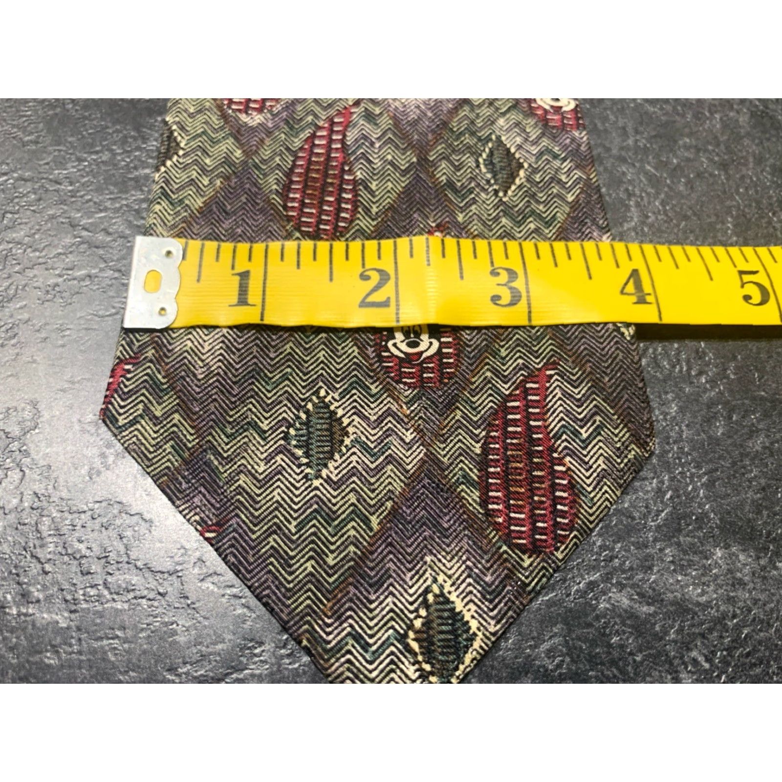 CO VINTAGE Mickey & Co Silk Tie Unisex One Size Disney Winnie the Pooh 90s Old Money Sweden Size ONE SIZE - 5 Thumbnail
