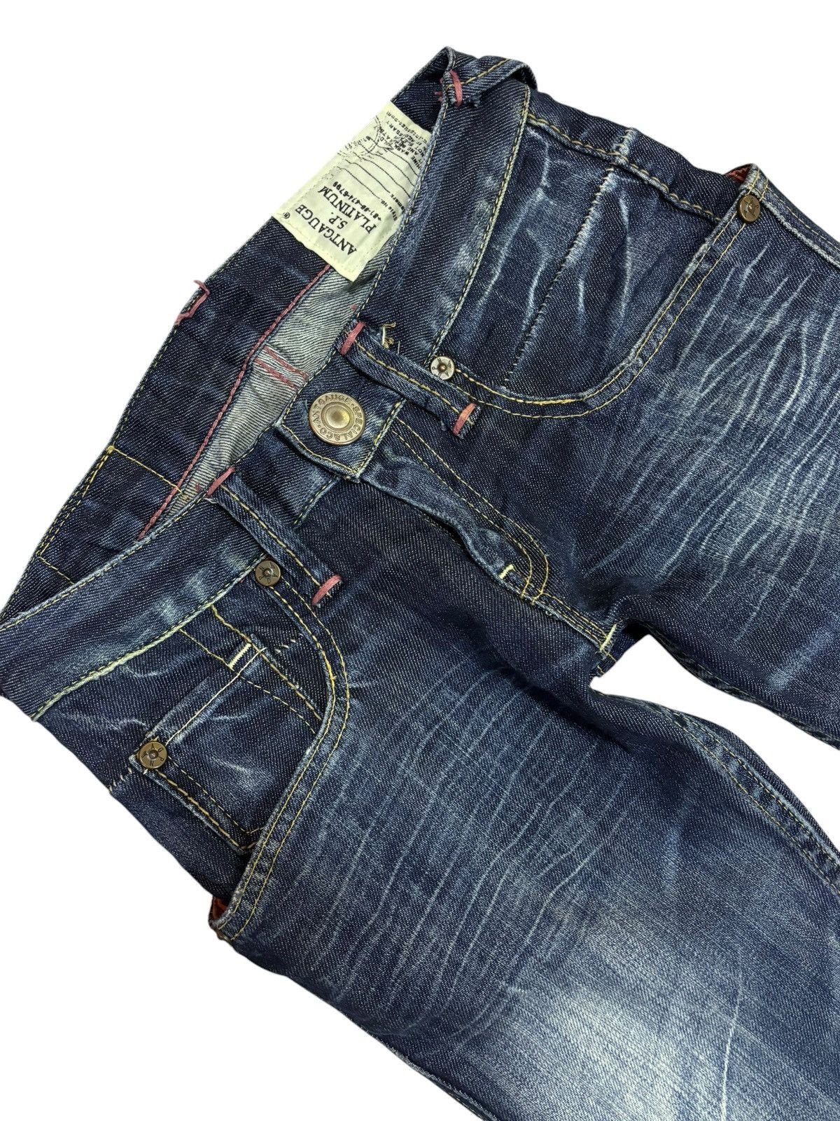 Beauty Beast × Japanese Brand Bondage Ant Gauge SP Platinum Faded Distressed Jeans Size 27" / US 4 / IT 40 - 4 Thumbnail