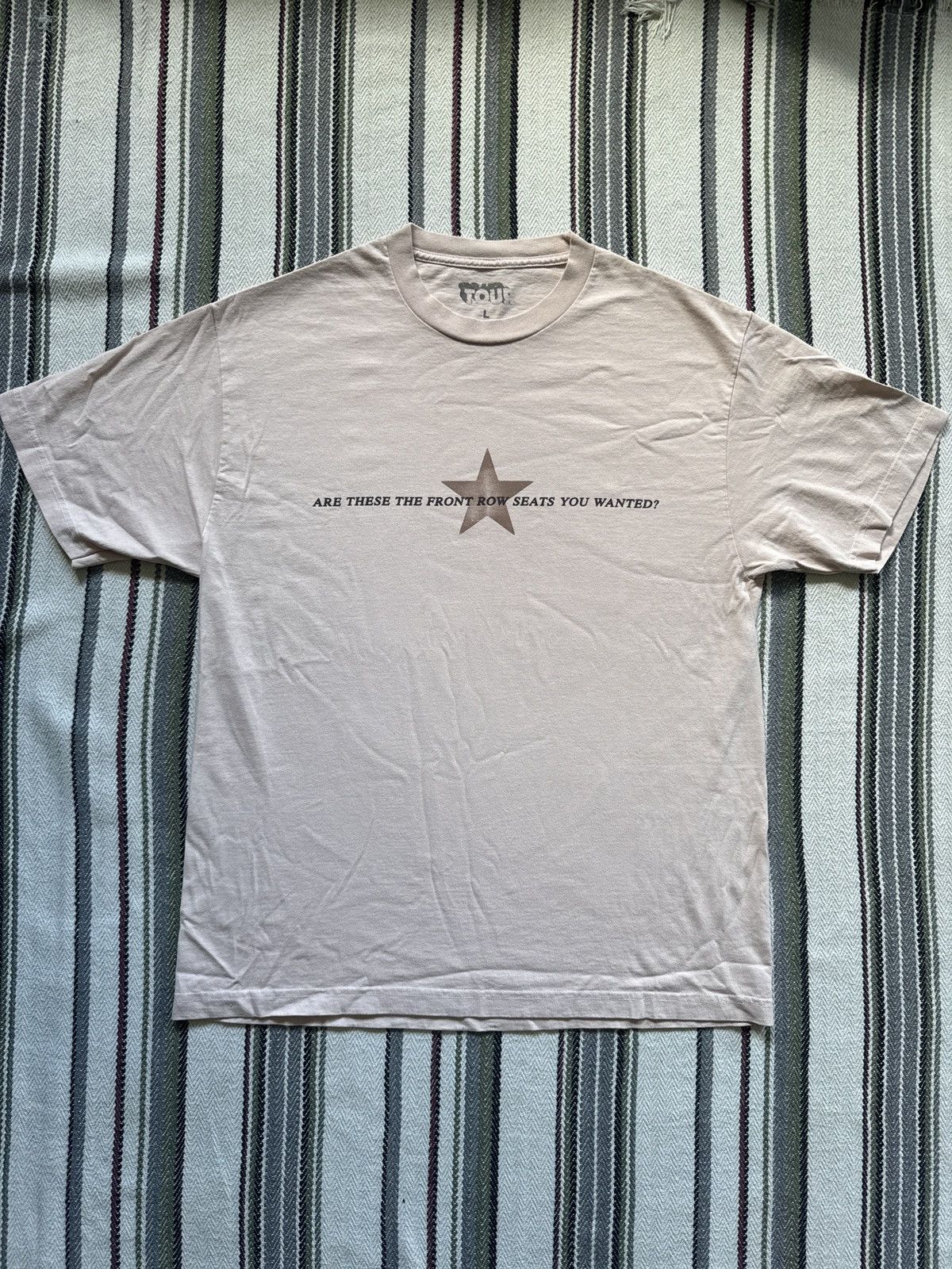 Travis Scott Travis Scott Utopia tour pink tee Size US L / EU 52-54 / 3 - 1 Thumbnail