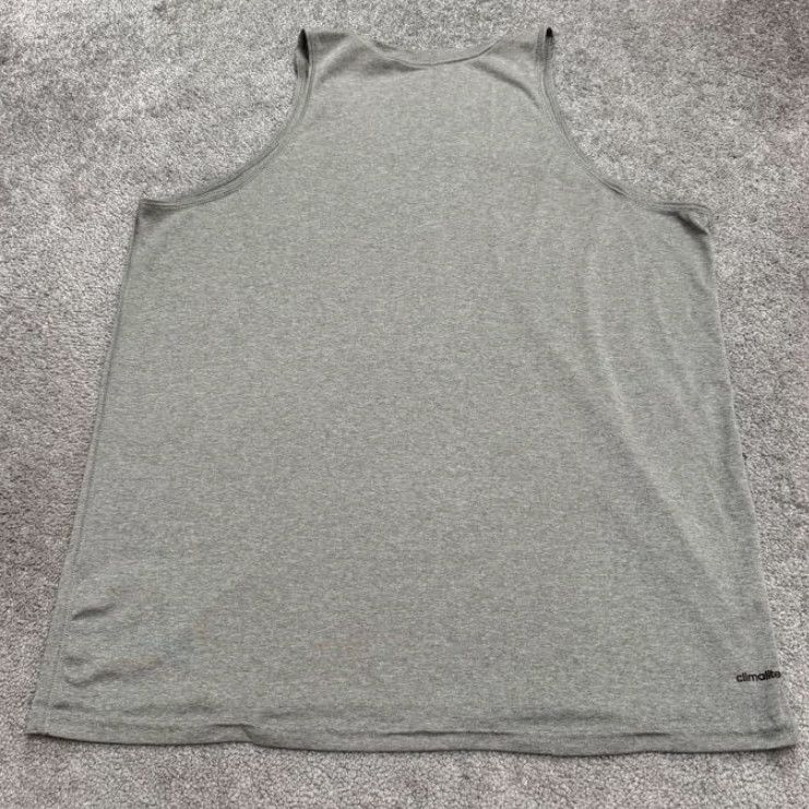 Adidas Adidas Climalite Climacool Tank Top Mens XL Gray Crew Neck Active Athletic Gym Size US XL / EU 56 / 4 - 2 Thumbnail