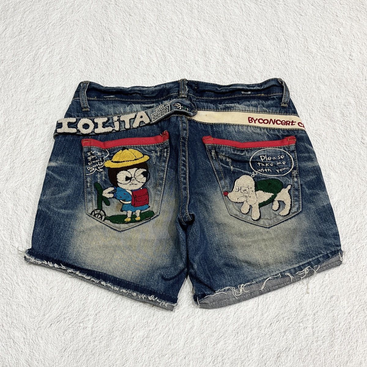 If Six Was Nine 2000s Yoshitomo Nara x Lolita Jeans L.G.B. Cut Denim Size US 32 / EU 48 - 1 Thumbnail