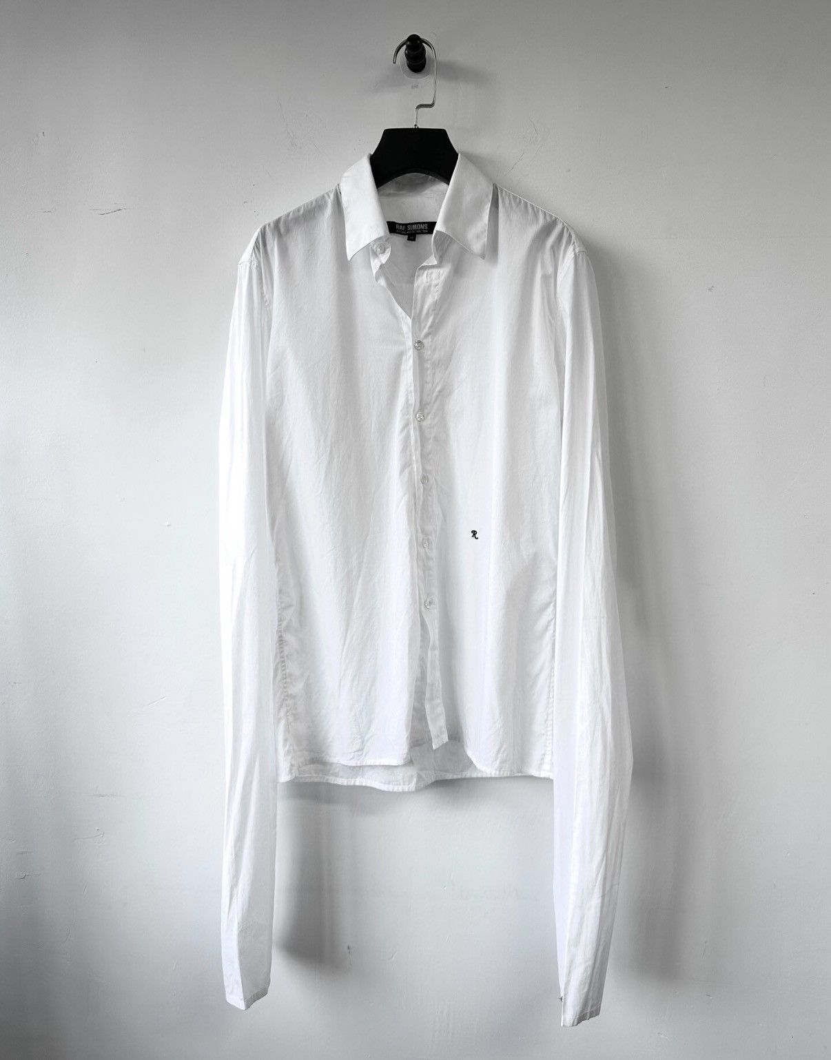 Raf Simons Raf Simons 05AW 'R' logo long sleeve shirt K7 Size US M / EU 48-50 / 2 - 1 Thumbnail