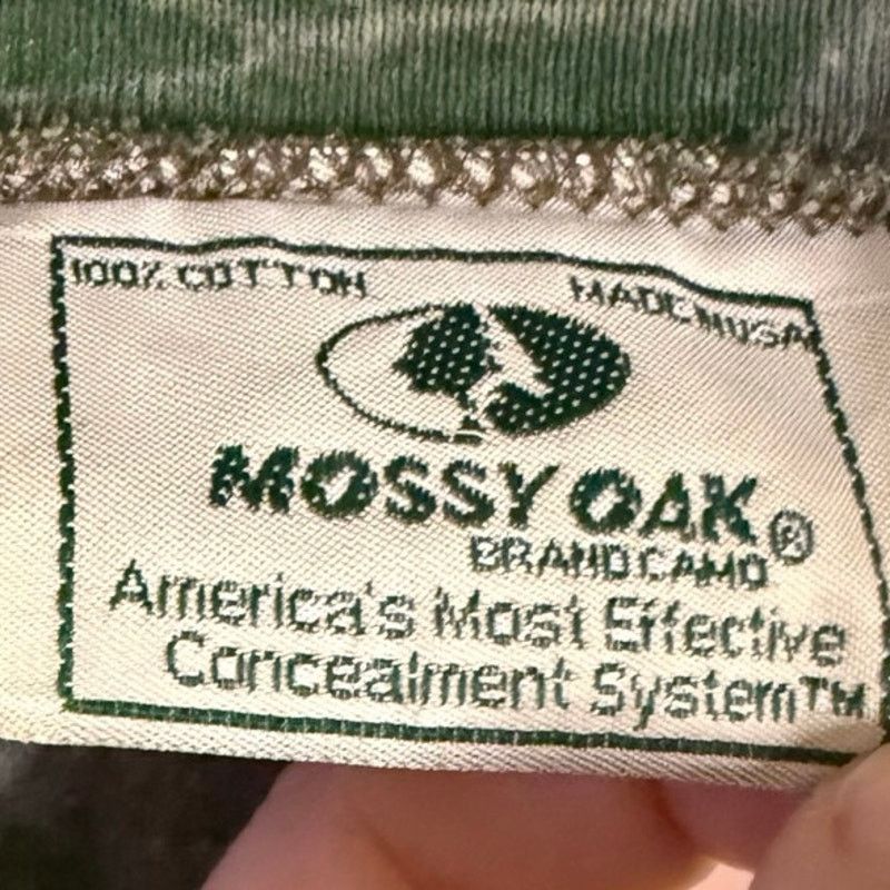Mossy Oaks Vintage Camoflauge Mock Neck Hunting Longsleeve Size US XXL / EU 58 / 5 - 4 Thumbnail