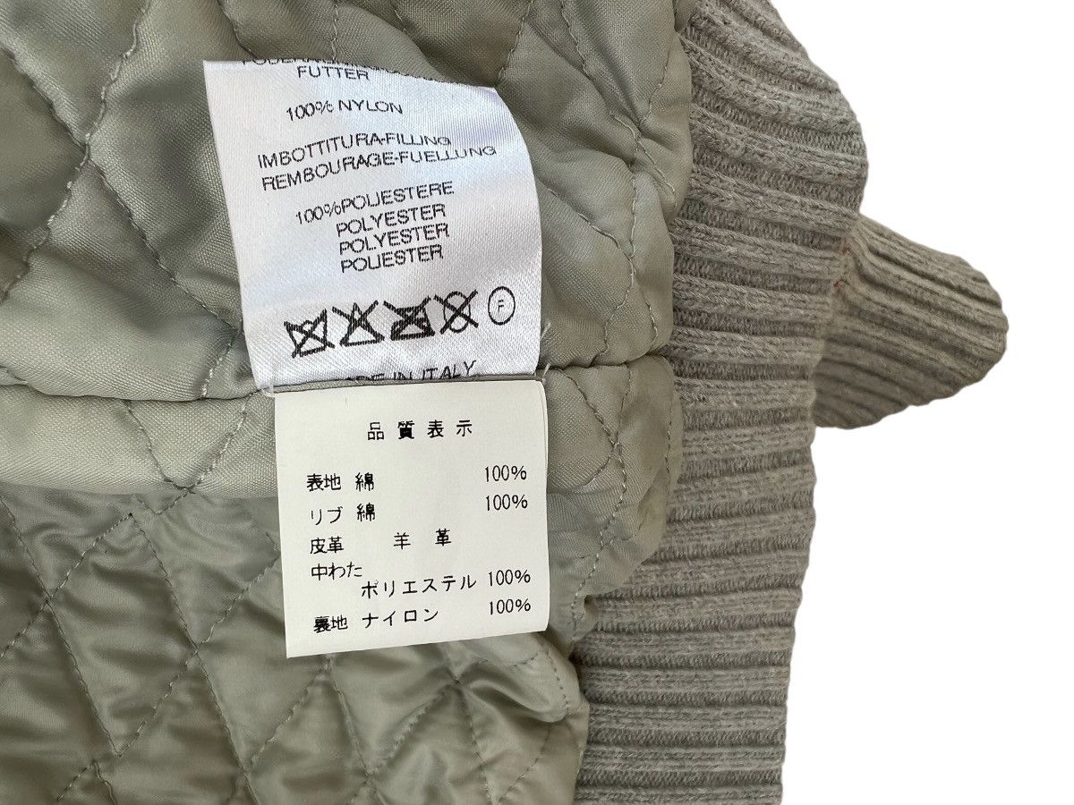 Other 15 1/2 Made in Italy Leather Sleeve Varsity Hoodie Jacket Size US S / EU 44-46 / 1 - 19 Thumbnail