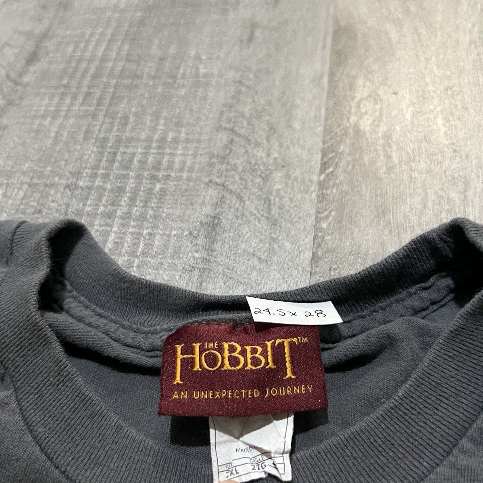 Delta The Hobbit An Unexpected Journey Grey Promo Movie T Shirt Size US XXL / EU 58 / 5 - 4 Thumbnail