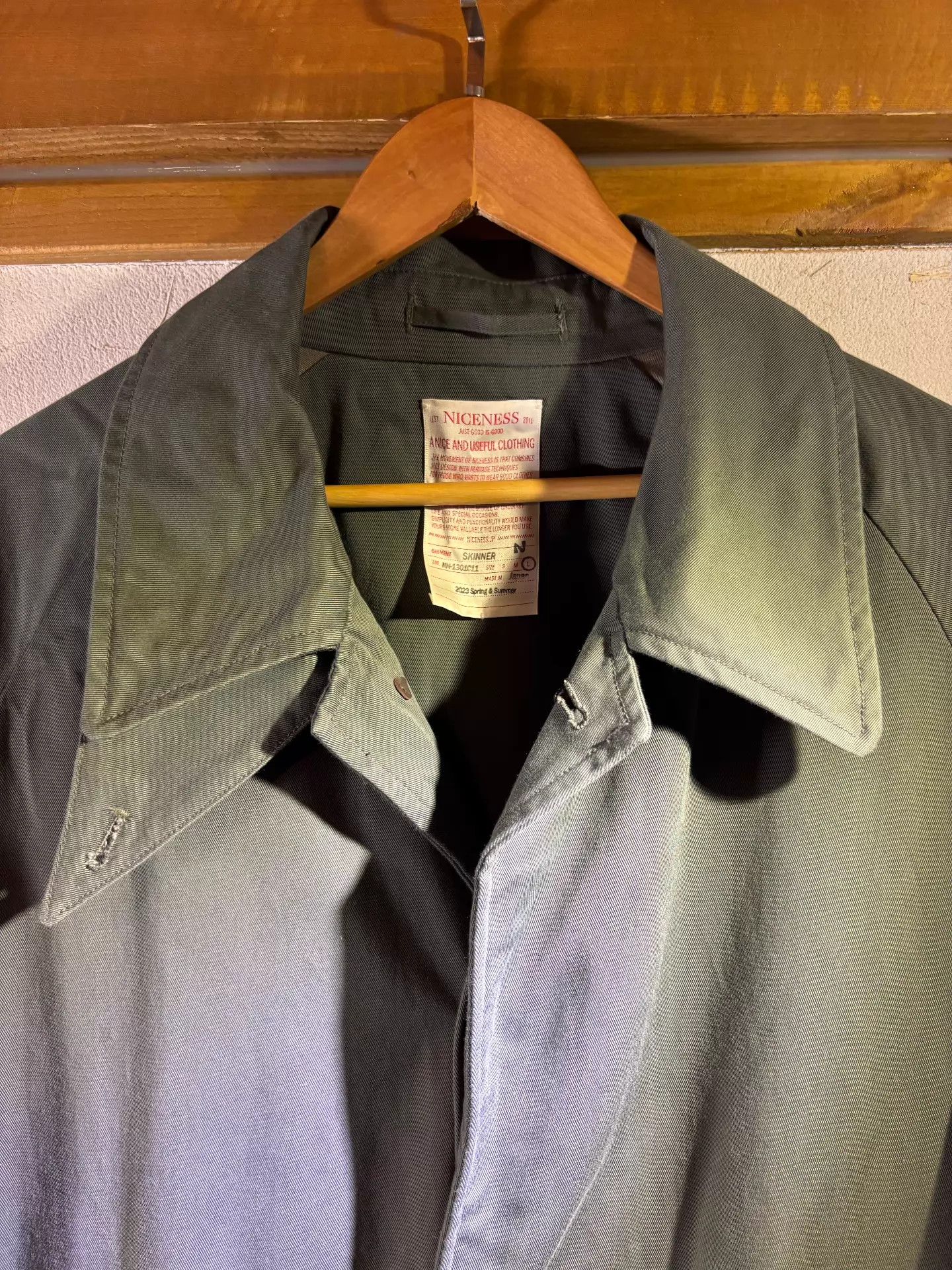 Niceness niceness skinner 2way convertible gray-green L 95% new Size US L / EU 52-54 / 3 - 2 Thumbnail