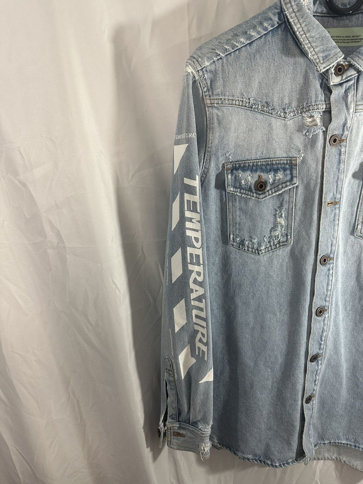 Off-White OFF WHITE STRIPER SHIRT Size US S / EU 44-46 / 1 - 4 Thumbnail