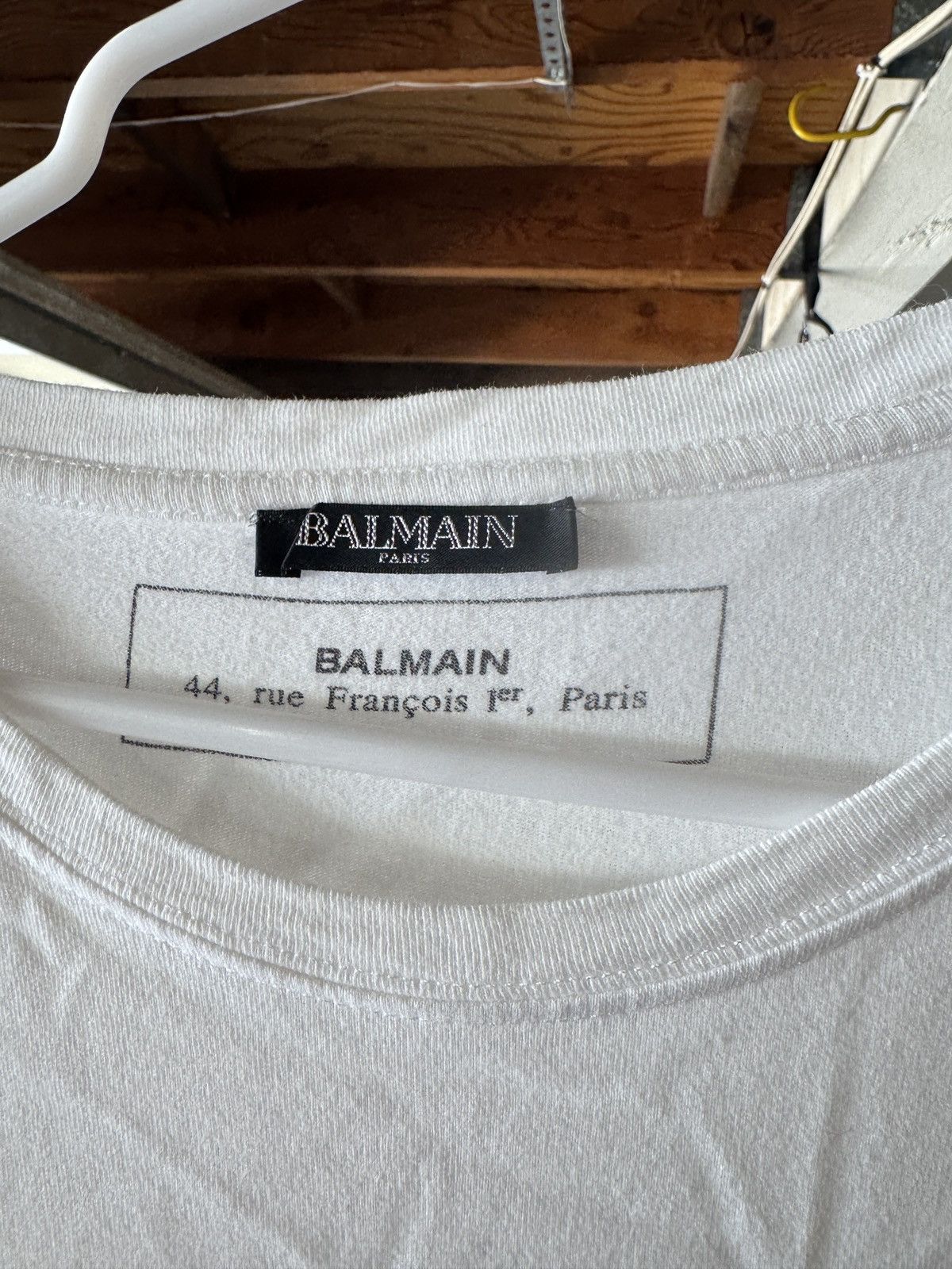 Balmain Balmain logo t shirt size L Size US L / EU 52-54 / 3 - 4 Thumbnail