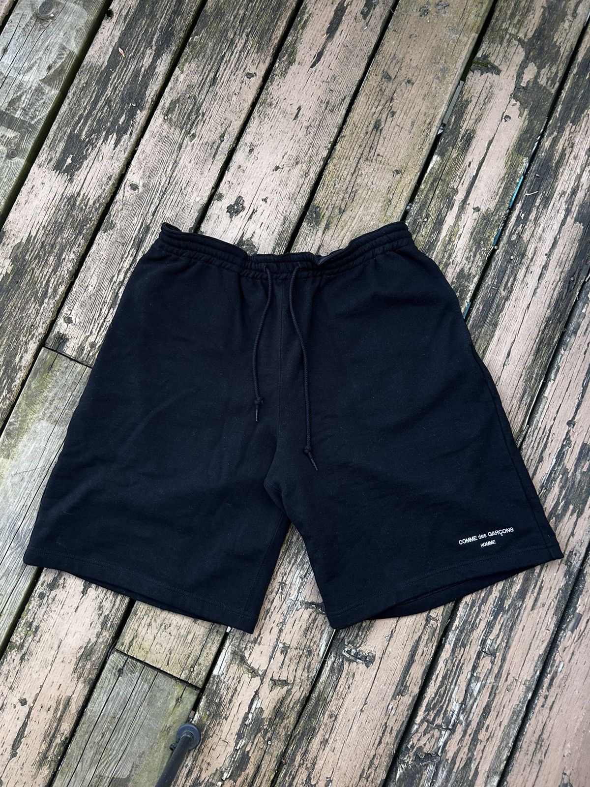 image of Comme Des Garcons Homme Comme Des Garçons Homme Shorts in Black, Men's (Size 32)