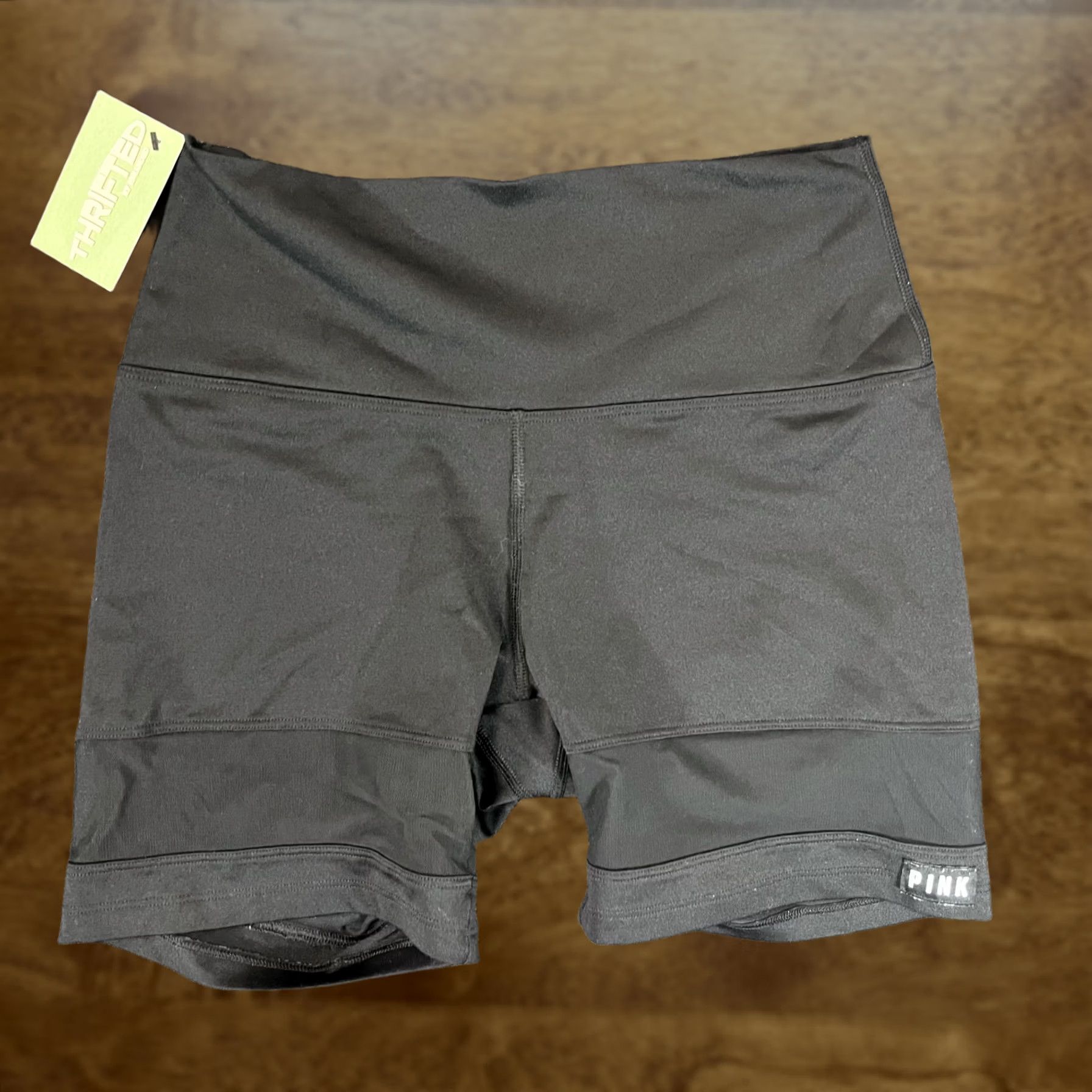 Pinko PINK Ultimate Shorts Womens Medium Black High Rise Athletic Yoga Biker Gym Size 32" / US 10 / IT 46 - 1 Thumbnail