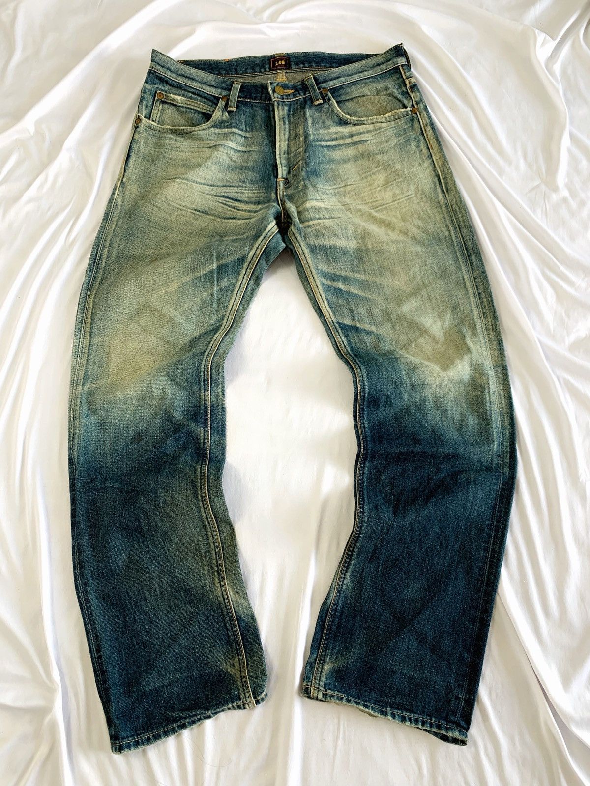 Lee lee dirty faded jeans pant Size US 34 / EU 50 - 2 Thumbnail
