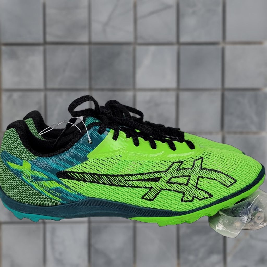 Asics ASICS Resurgence XC Track & Field Spikes 5US Men Green Gecko Size US 5 / EU 37 - 1 Thumbnail