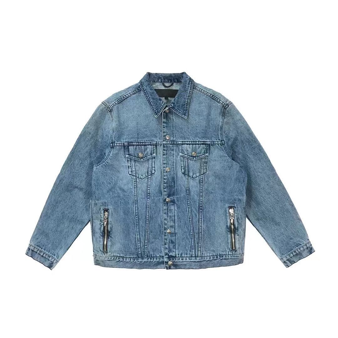 Chrome Hearts Chrome Hearts Motorbreath Denim Jacket Size US XL / EU 56 / 4 - 1 Thumbnail