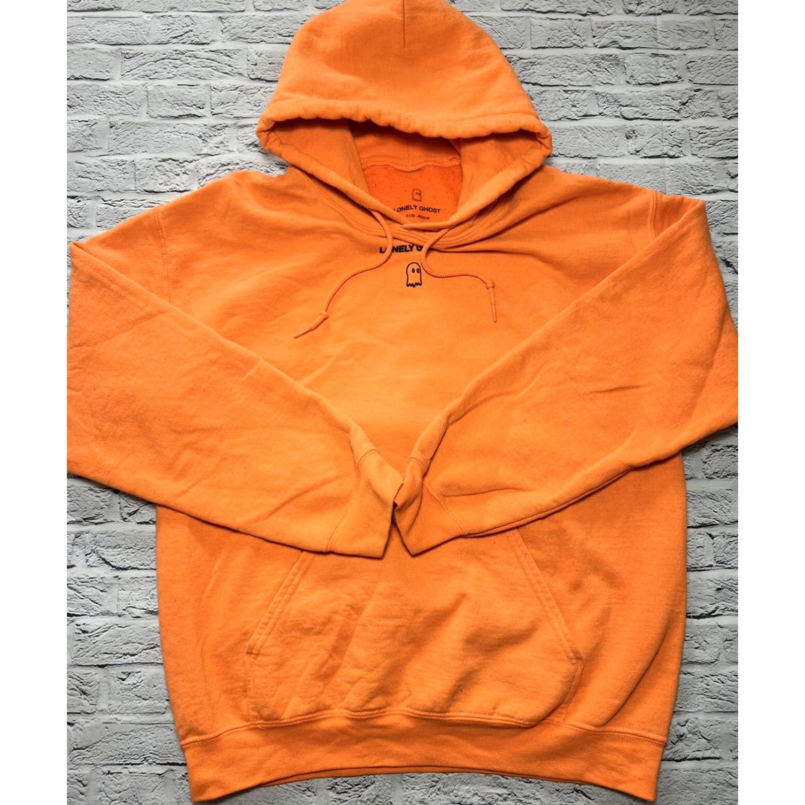 Vintage Orange Ghost Hoodie Text Me When You Get Home Size Medium User: Orange Ghost Hoodie Text Me When You Get Home Size Medium Size US M / EU 48-50 / 2 - 3 Thumbnail