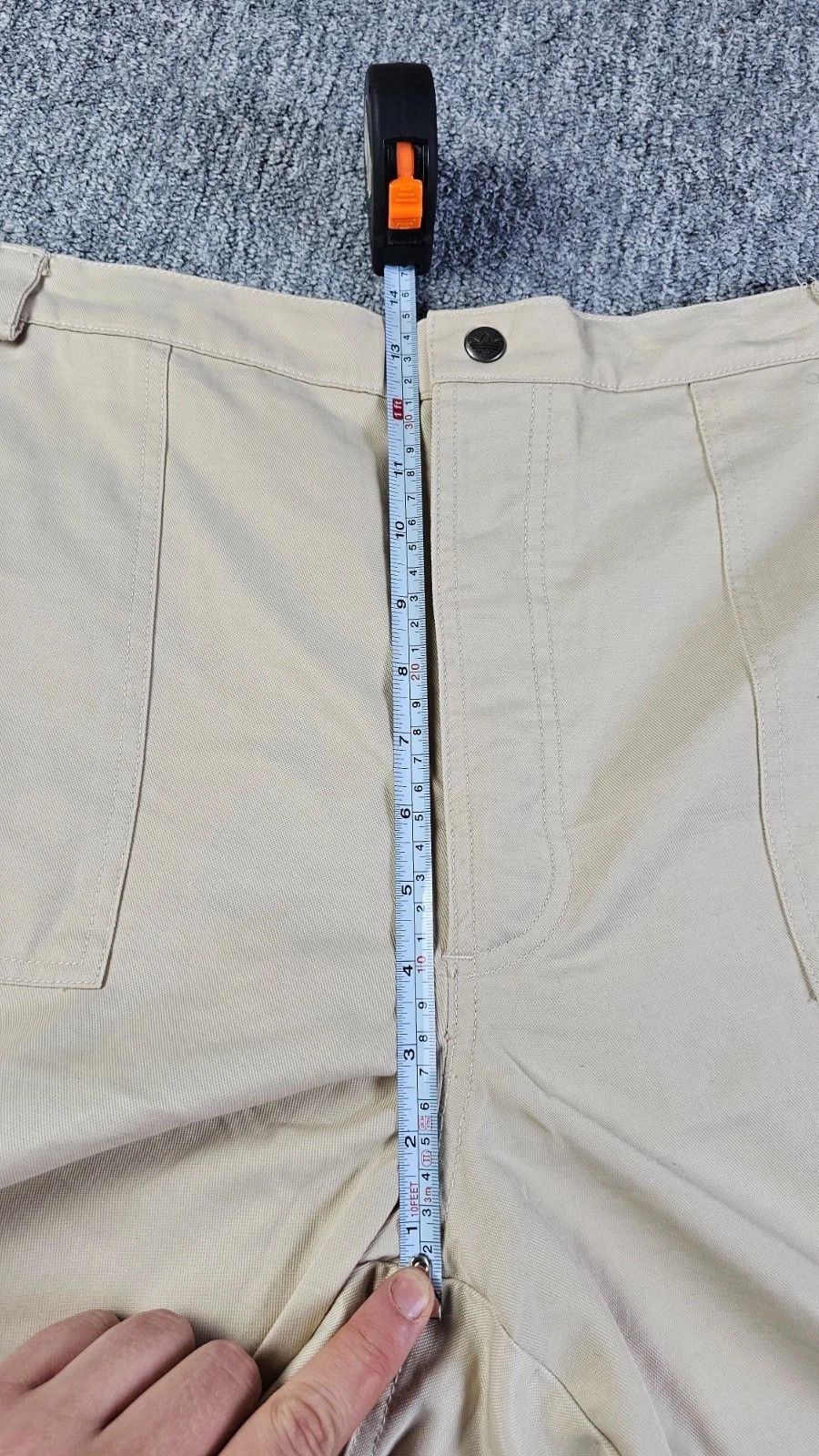 Adidas Adidas Trefoil Vintage Cargo Shorts Beige Cotton Men XL Y2K Size US 40 / EU 56 - 8 Thumbnail