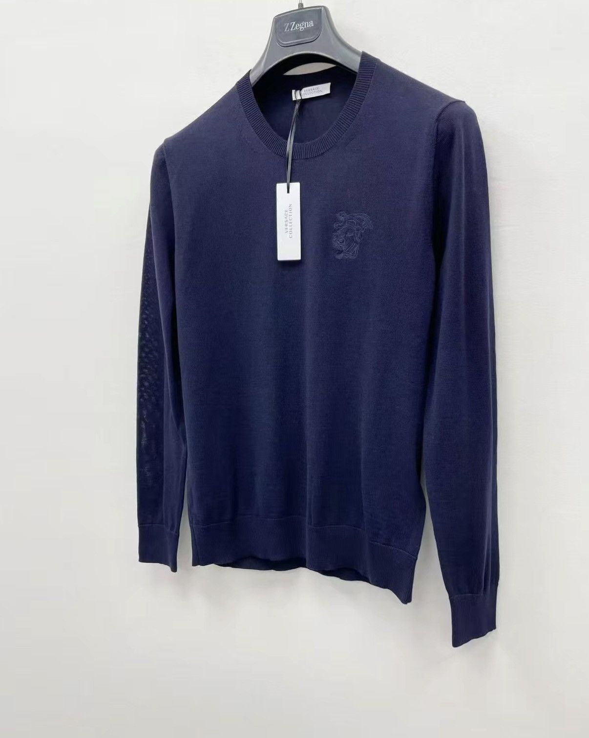 Versace VERSACE COLLECTION 100% Wool Embroidered Sweater J30 Size US XS / EU 42 / 0 - 2 Thumbnail