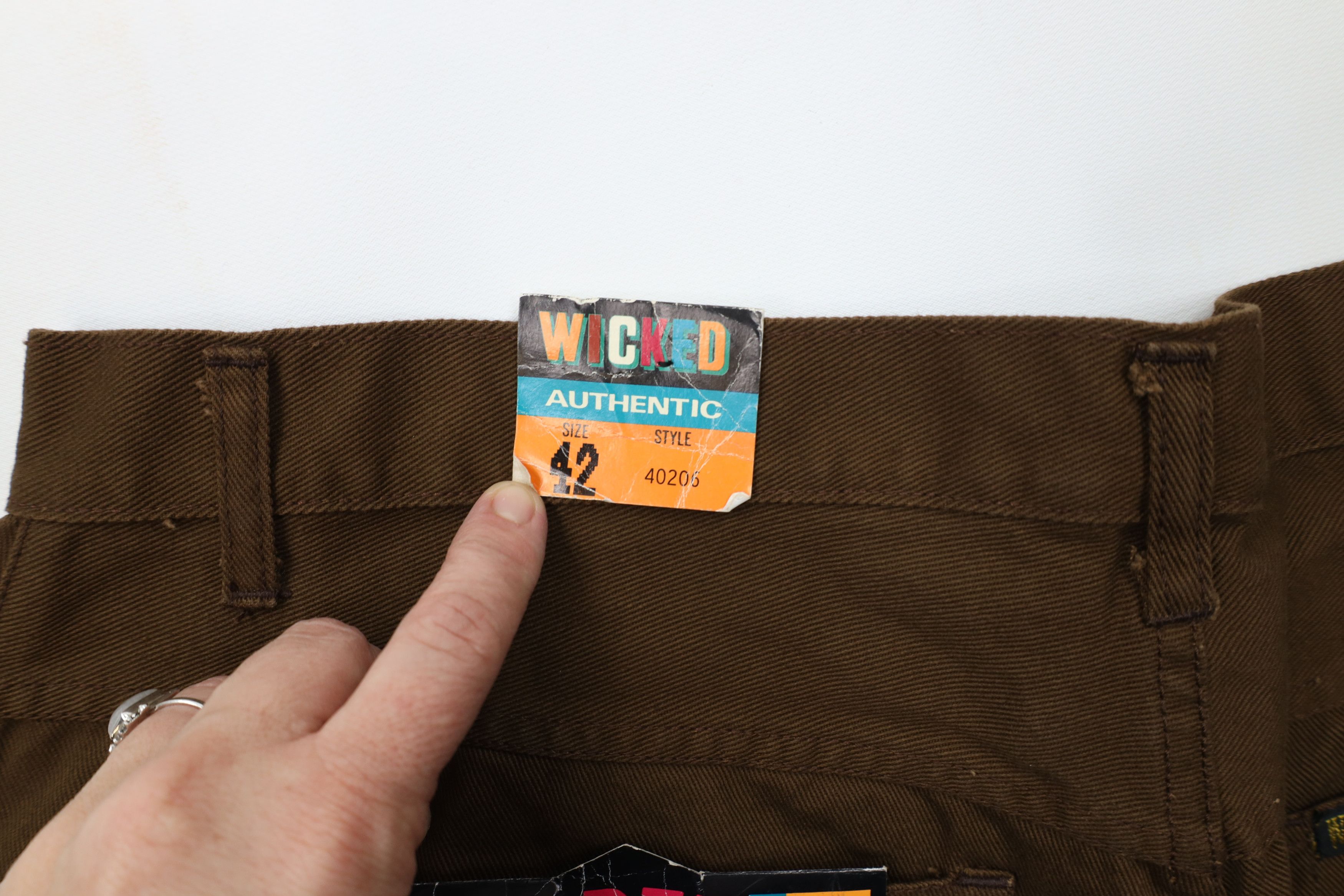 Vintage Deadstock Vintage 90s Streetwear Fit Skateboard Jeans Brown Size US 42 / EU 58 - 14 Thumbnail