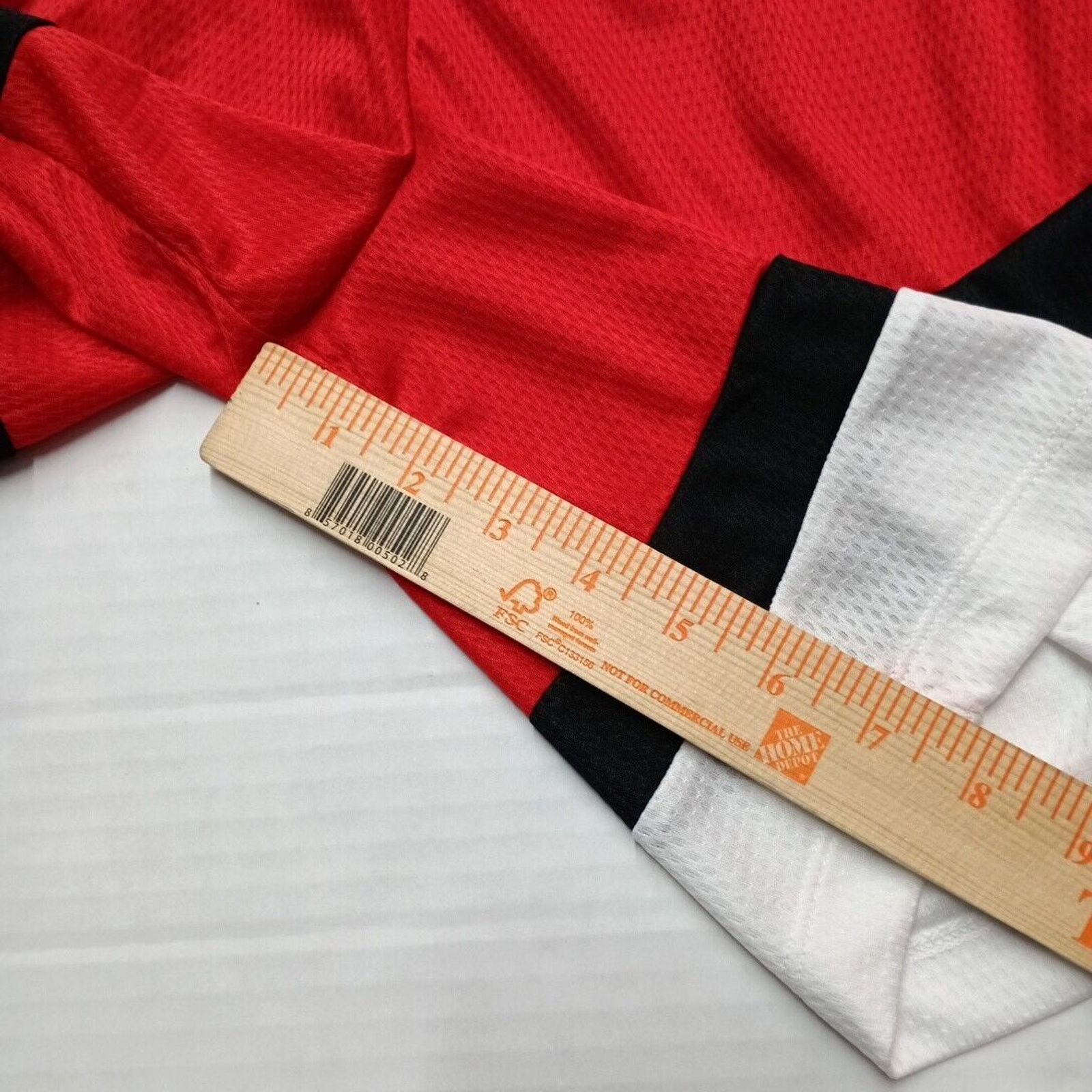 Nike Men's Nike Loose Fit Basketball Shorts Size XL Red White Size US 33 - 2 Thumbnail