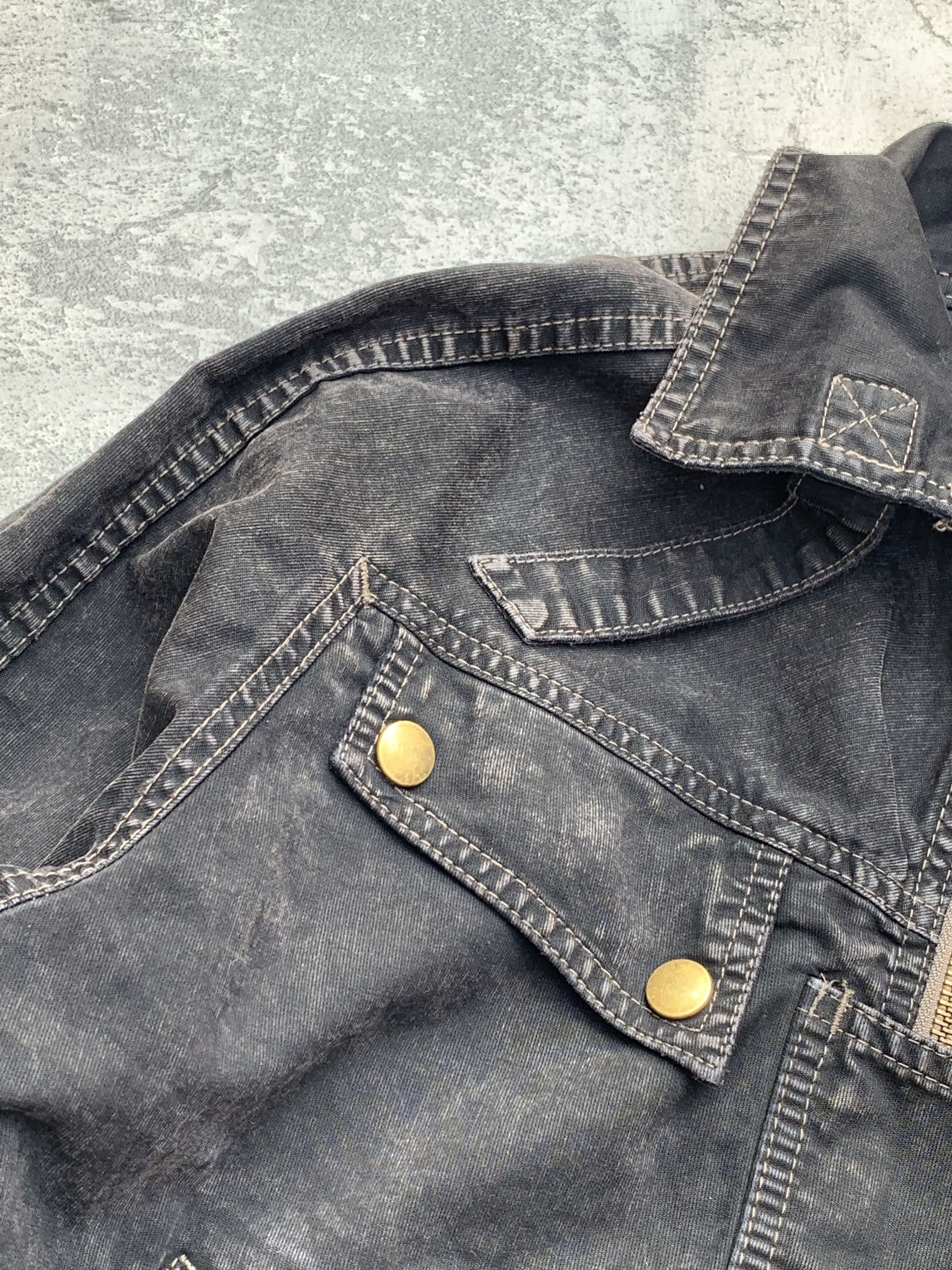 Hysteric Glamour × Japanese Brand × Le Grande Bleu (L.G.B.) HYSTERIC GLAMOUR lace-up bondage jacket Size US M / EU 48-50 / 2 - 6 Thumbnail