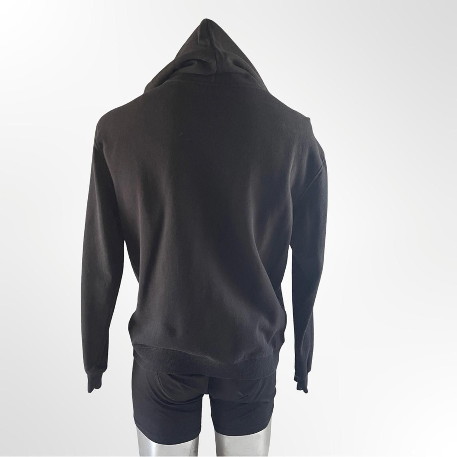 Cotton On Thick Black Hoodie with Drawstring in Size Medium Size ONE SIZE - 2 Thumbnail