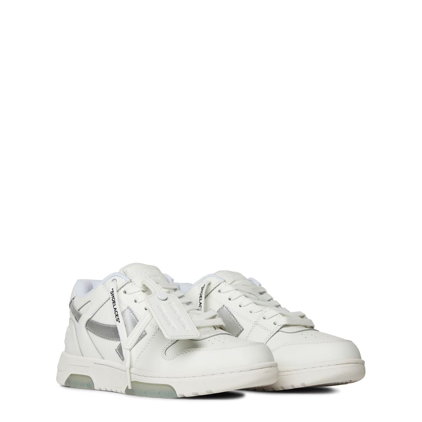 Off-White o1g2r1mq1224 Office Trainers in White & Silver Size US 6 / IT 36 - 3 Thumbnail