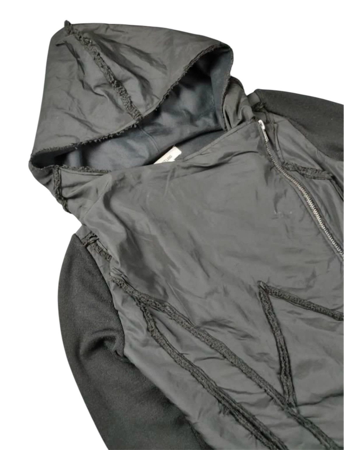 Helmut Lang Archival - Helmut Lang Asymmetrical Distressed Jacket Size US XXS / EU 40 - 3 Thumbnail