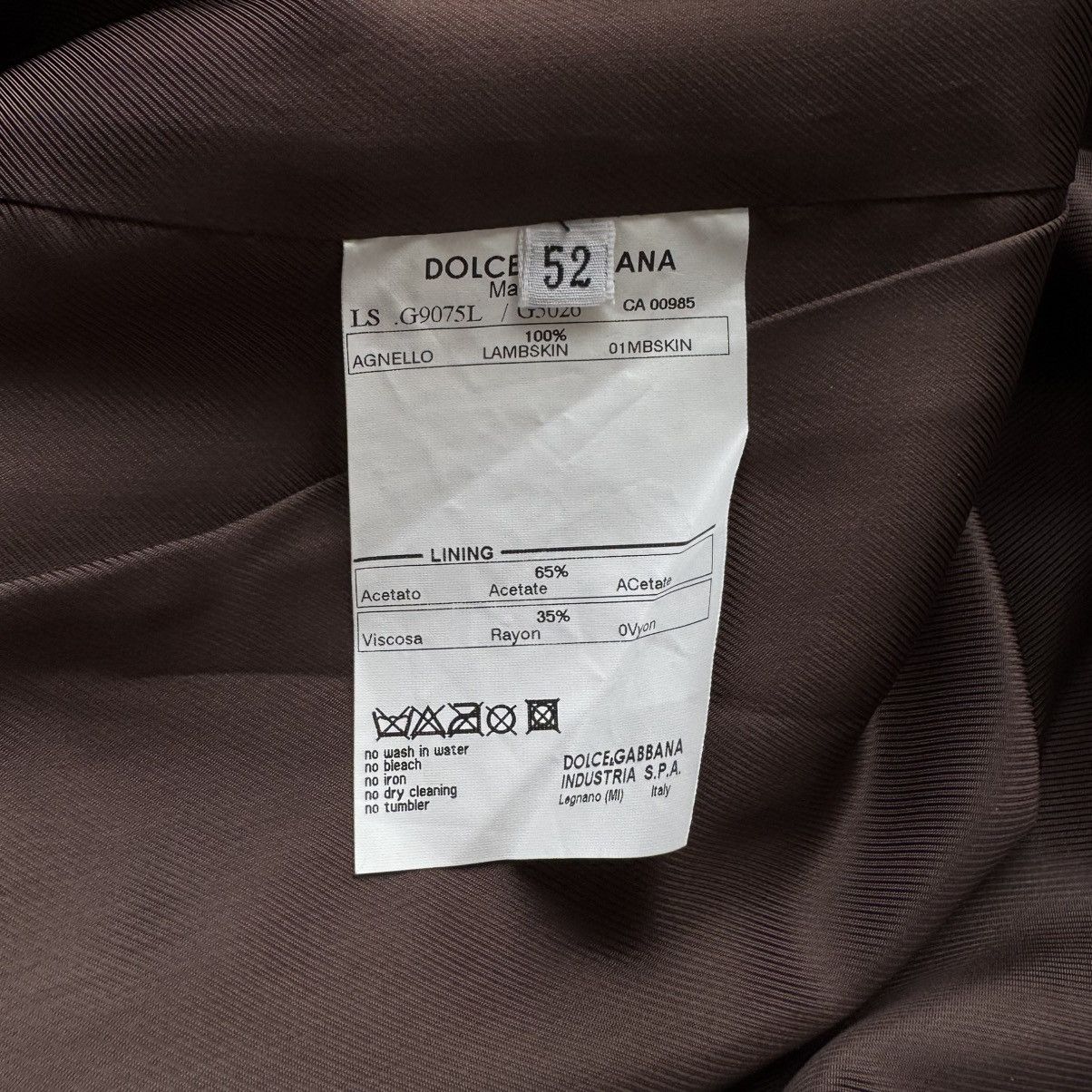 Dolce & Gabbana Dolce & Gabbana FW2005 Double Layered Bomber Leather Jacket Size US L / EU 52-54 / 3 - 16 Thumbnail